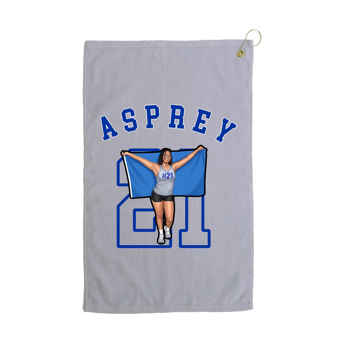 Golf Towel — Shirsey Arch in Grey