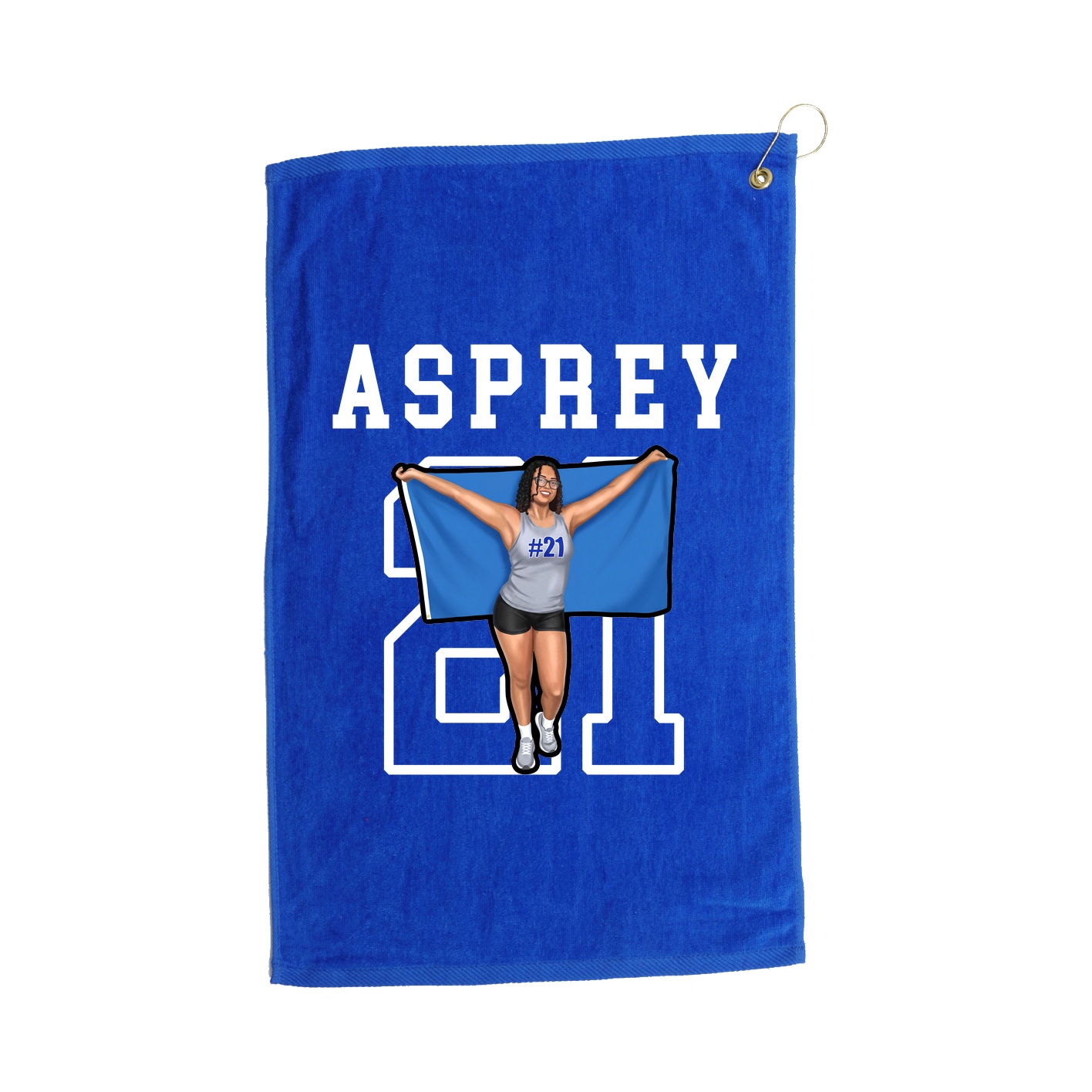 Golf Towel — Shirsey in Royal