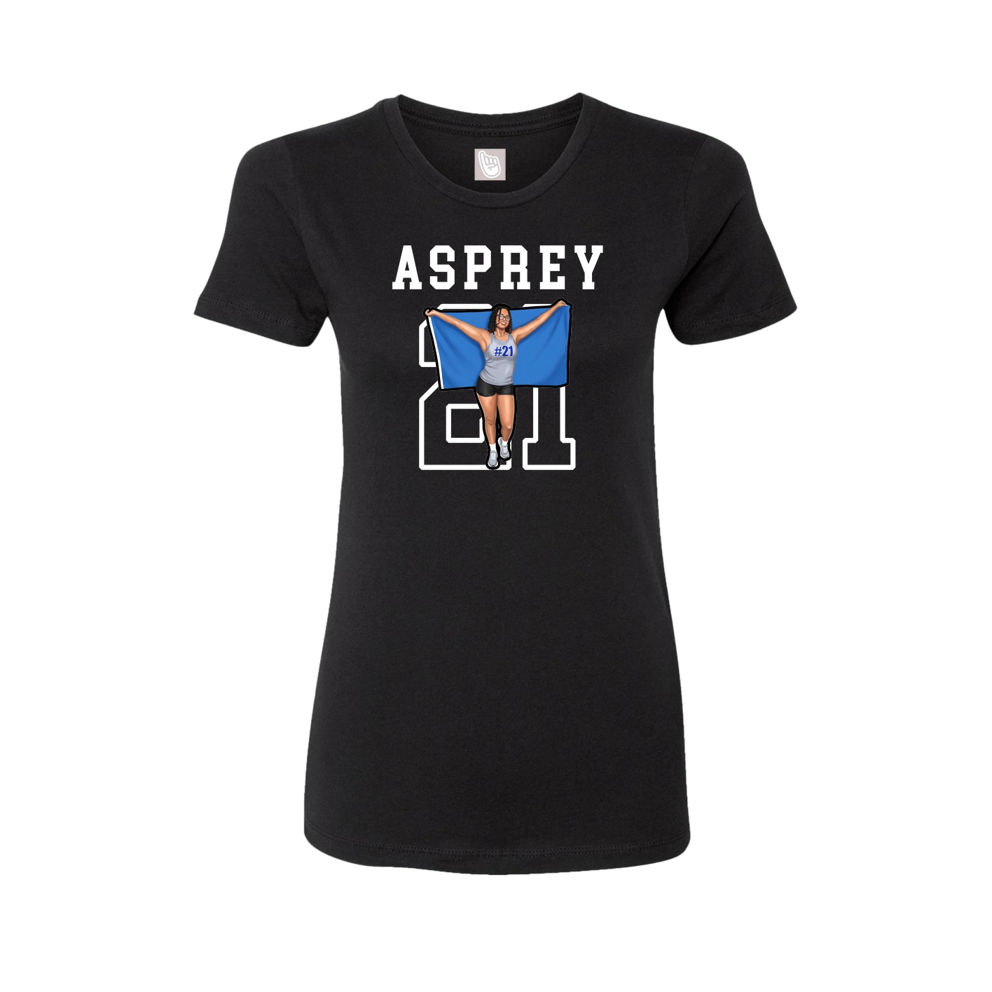 Fitted Women's Tee — Shirsey in Black