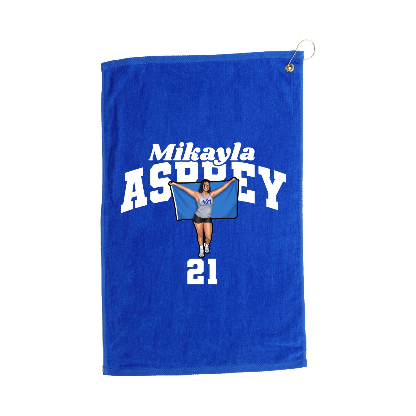 Golf Towel — Signature Arch in Royal