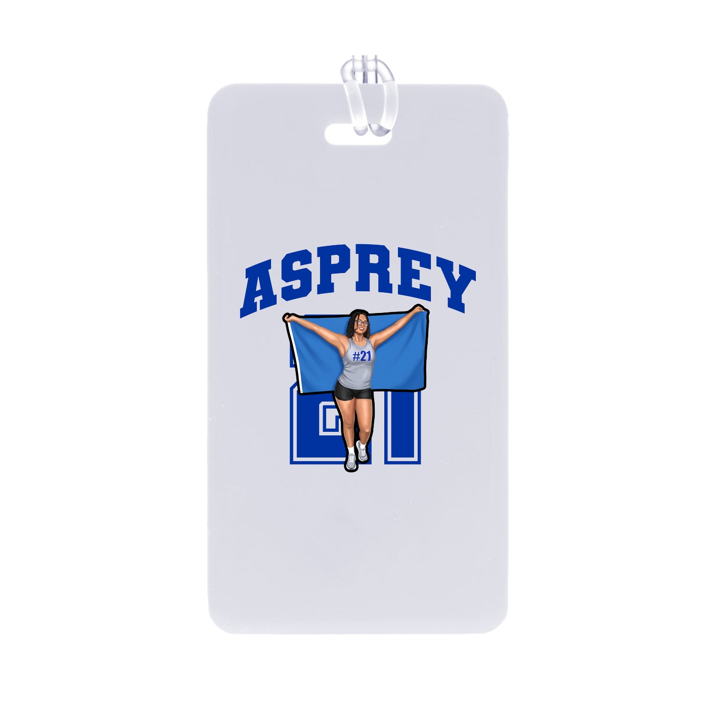 Bag Tag — Number in Classic