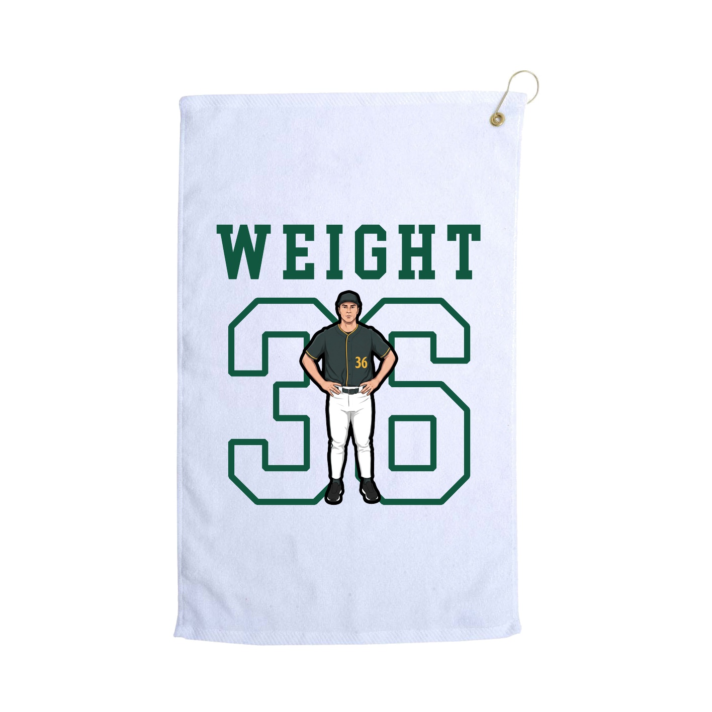 Golf Towel — Shirsey in White