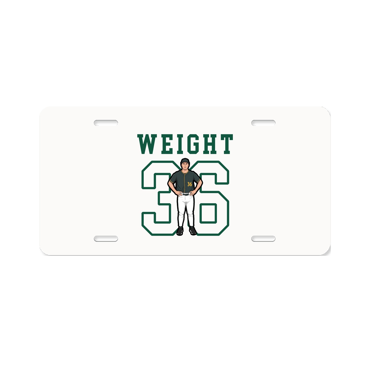 License Plate — Shirsey in Classic