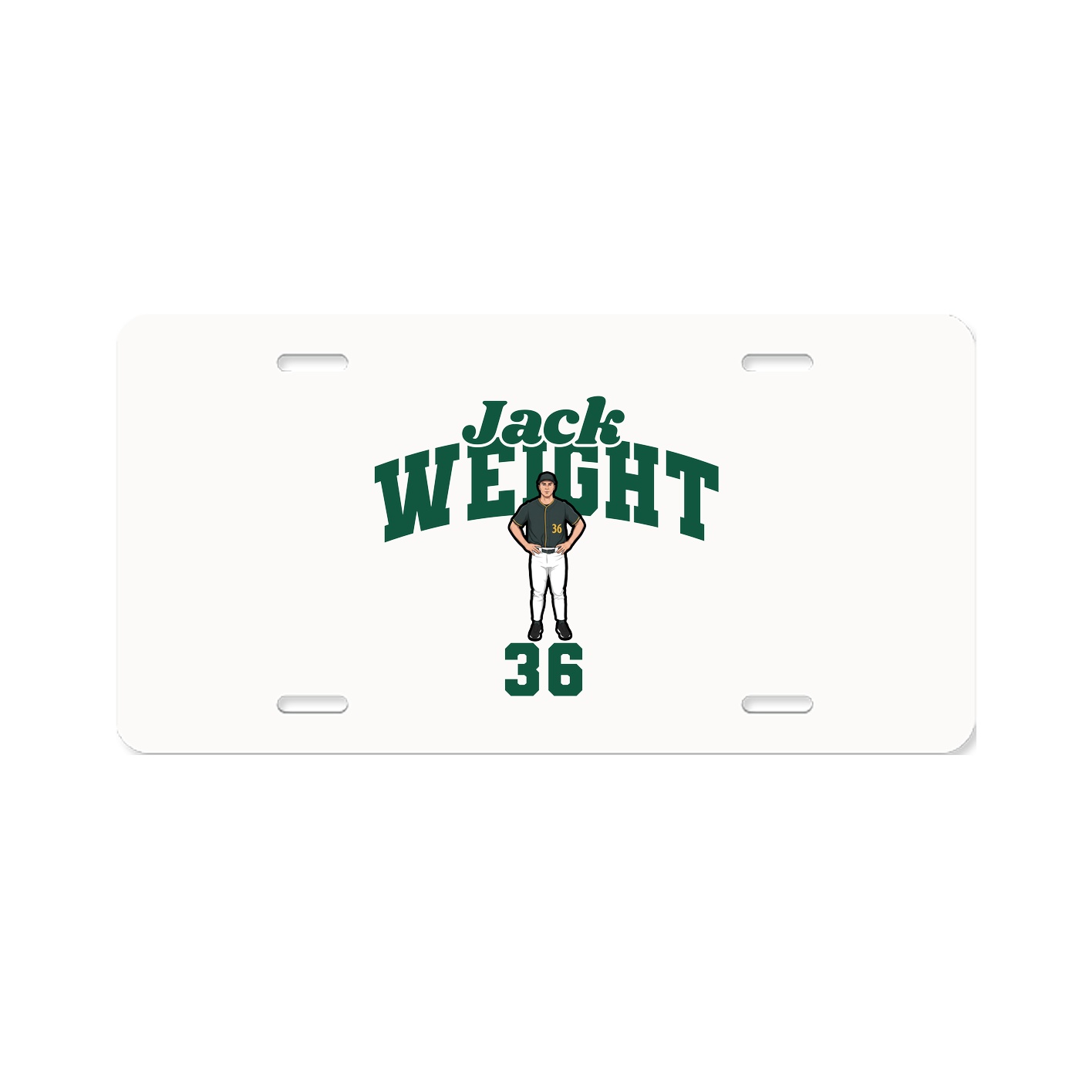License Plate — Signature Arch in Classic