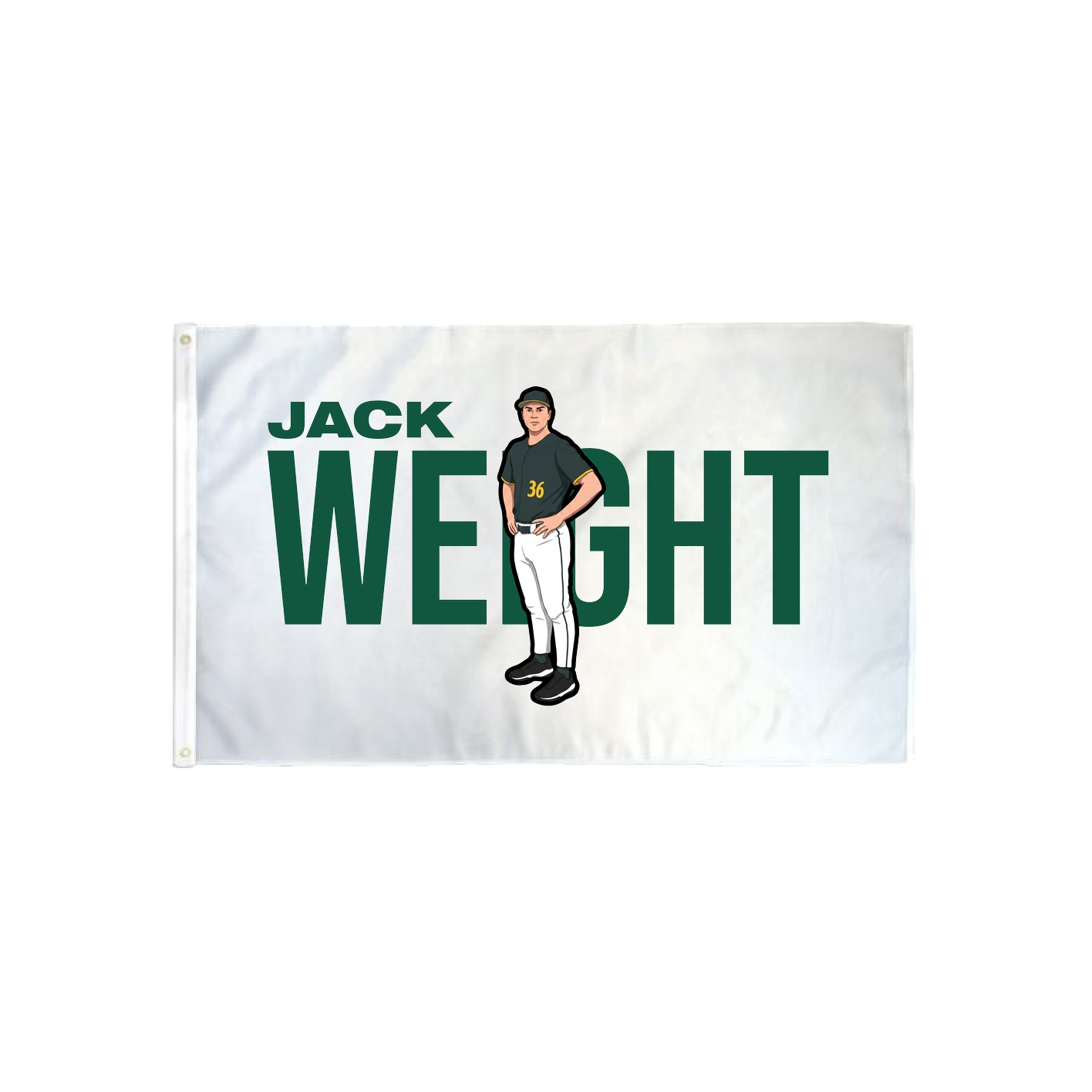 3x5 Flag — Player Name in Classic