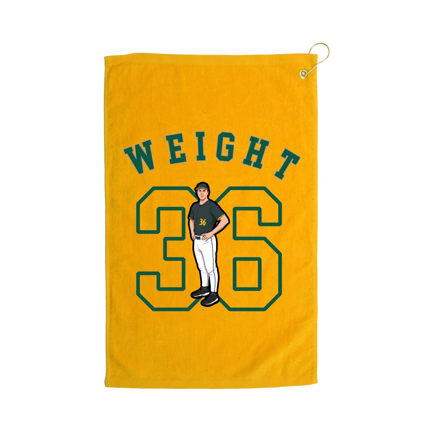 Golf Towel — Shirsey Arch in Gold