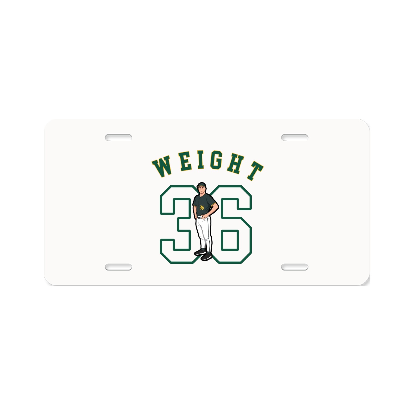 License Plate — Shirsey Arch in Classic