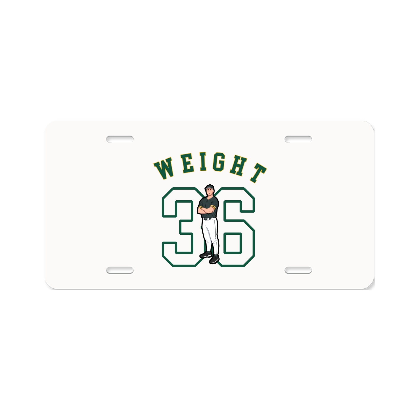 License Plate — Shirsey Arch in Classic