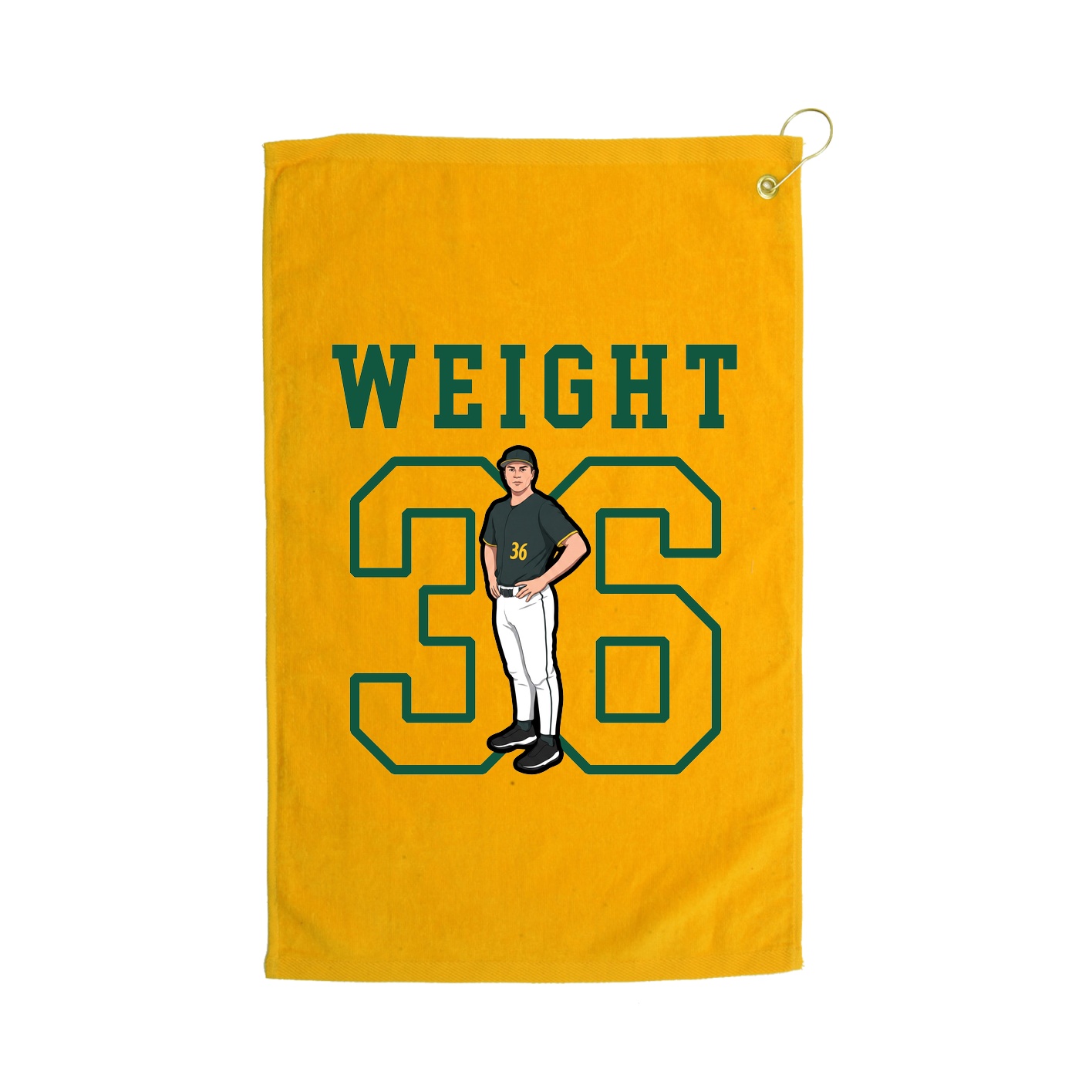 Golf Towel — Shirsey in Gold
