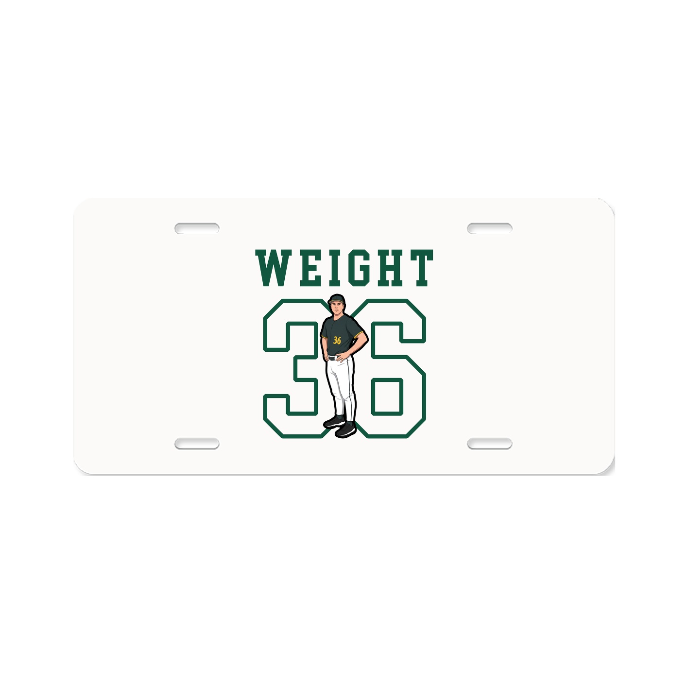 License Plate — Shirsey in Classic