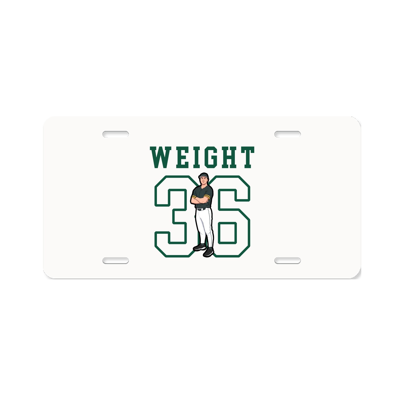License Plate — Shirsey in Classic