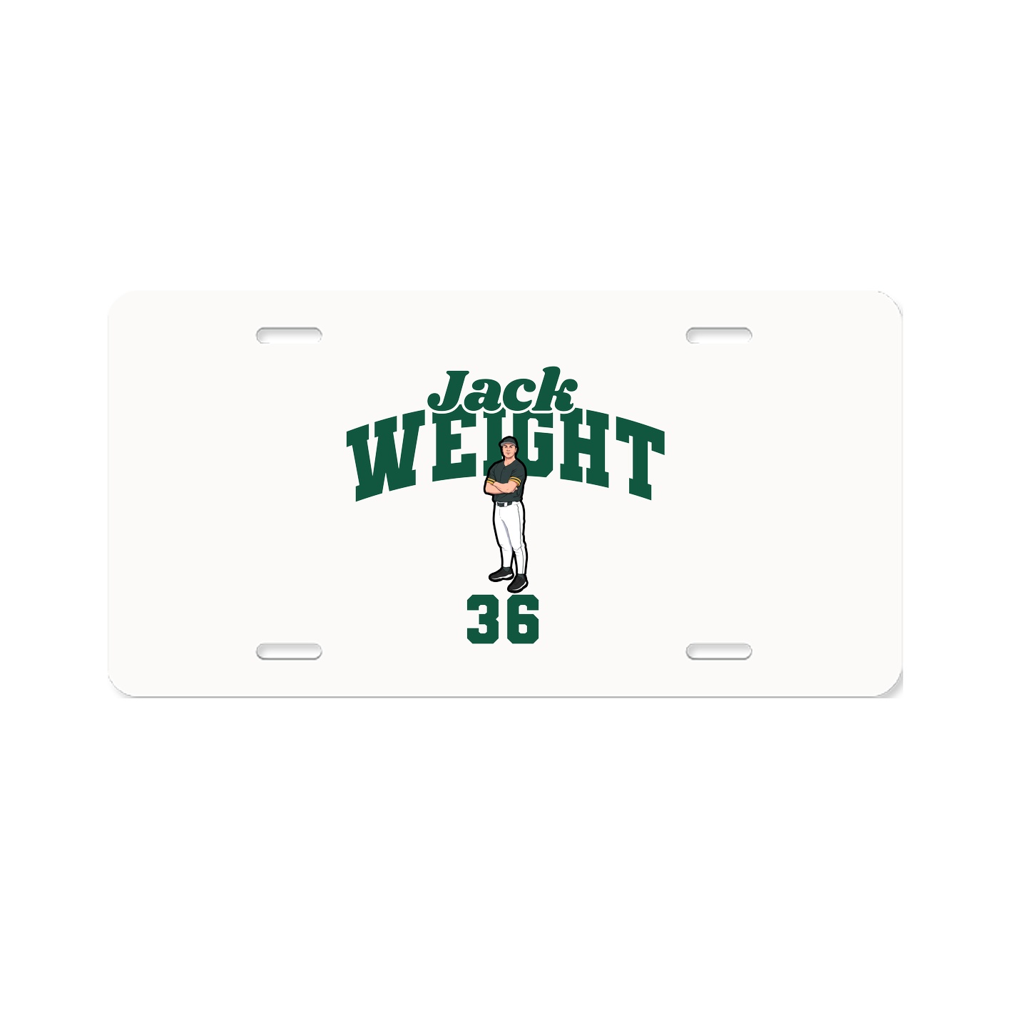 License Plate — Signature Arch in Classic