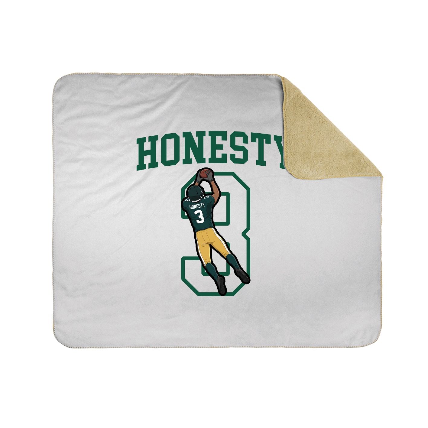 Throw Blanket — Shirsey in White