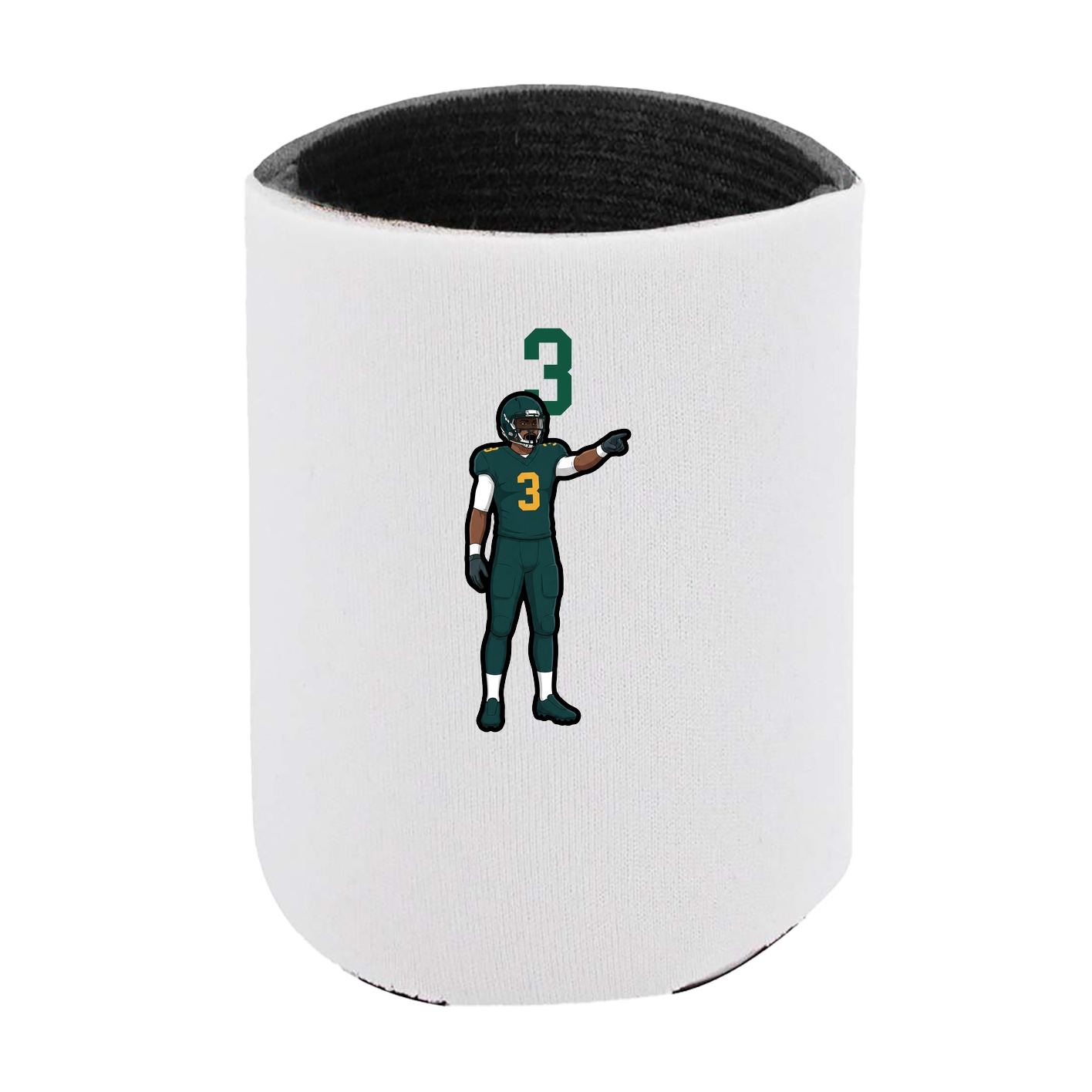 Can Holder — Number Top in White