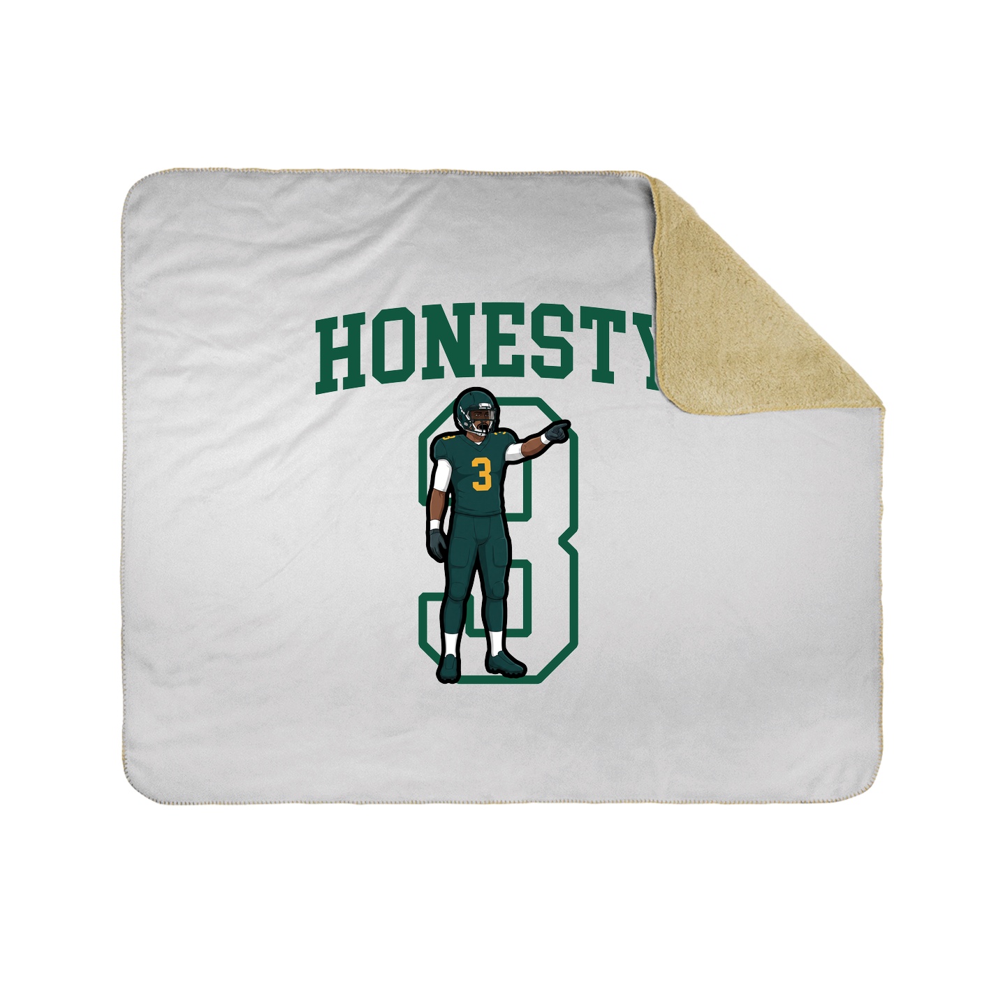 Throw Blanket — Shirsey in White