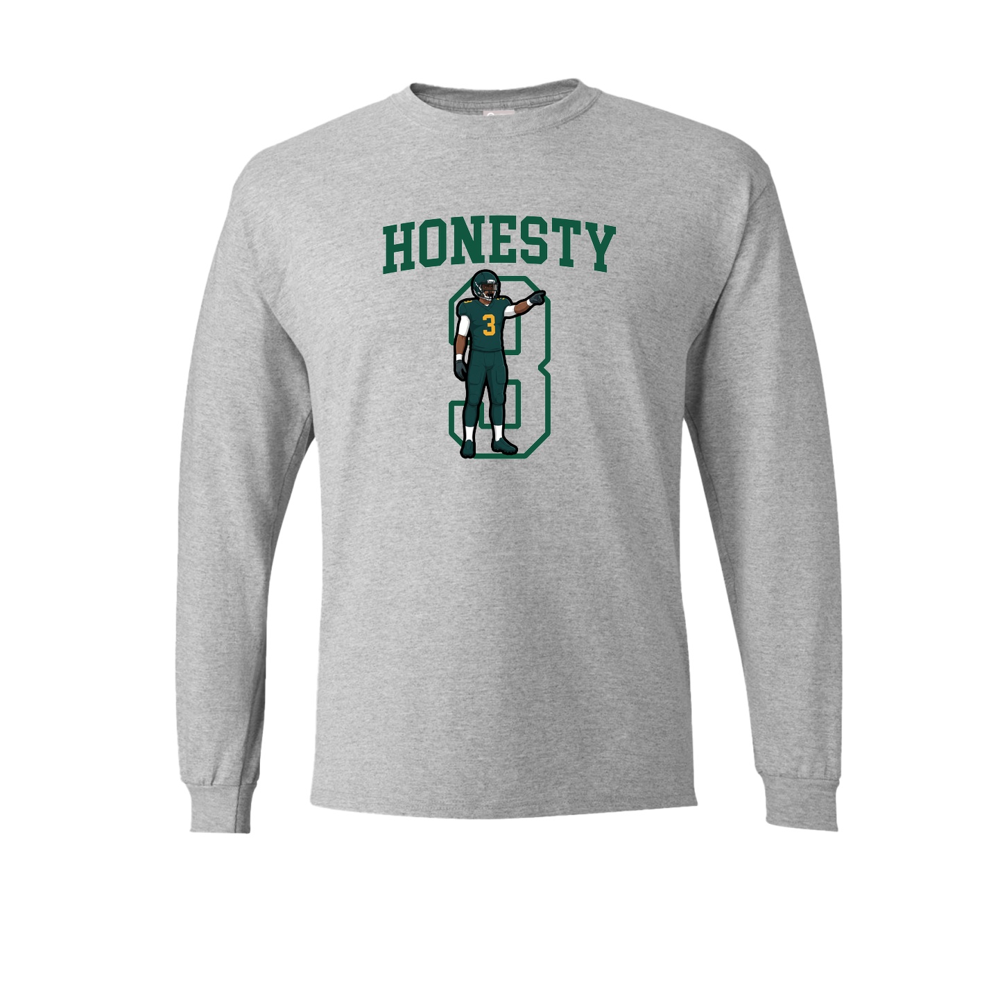 Long Sleeve Tee — Shirsey in Grey