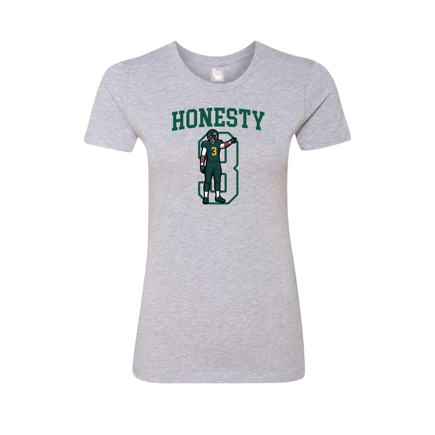 Fitted Women's Tee — Shirsey in Grey