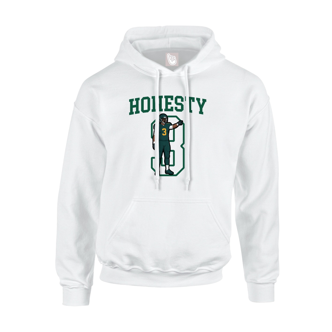 Hoodie — Shirsey in White