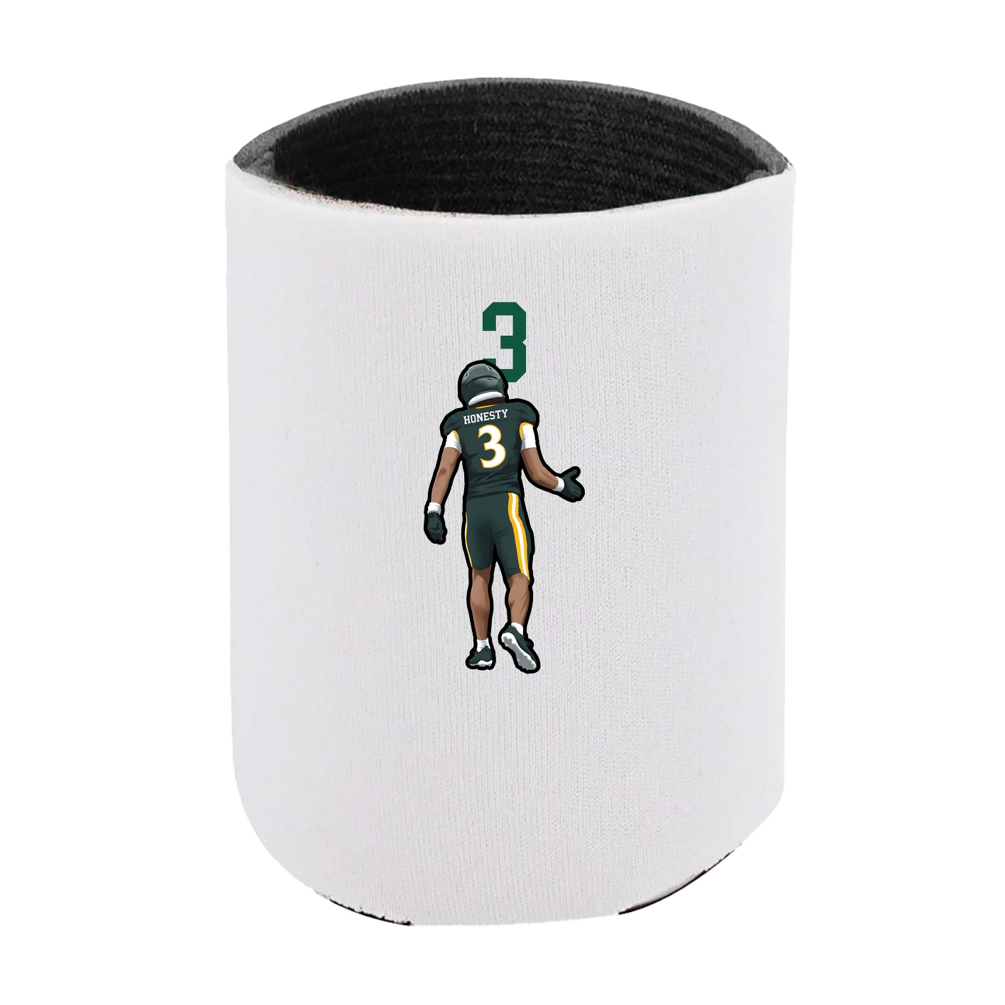 Can Holder — Number Top in White