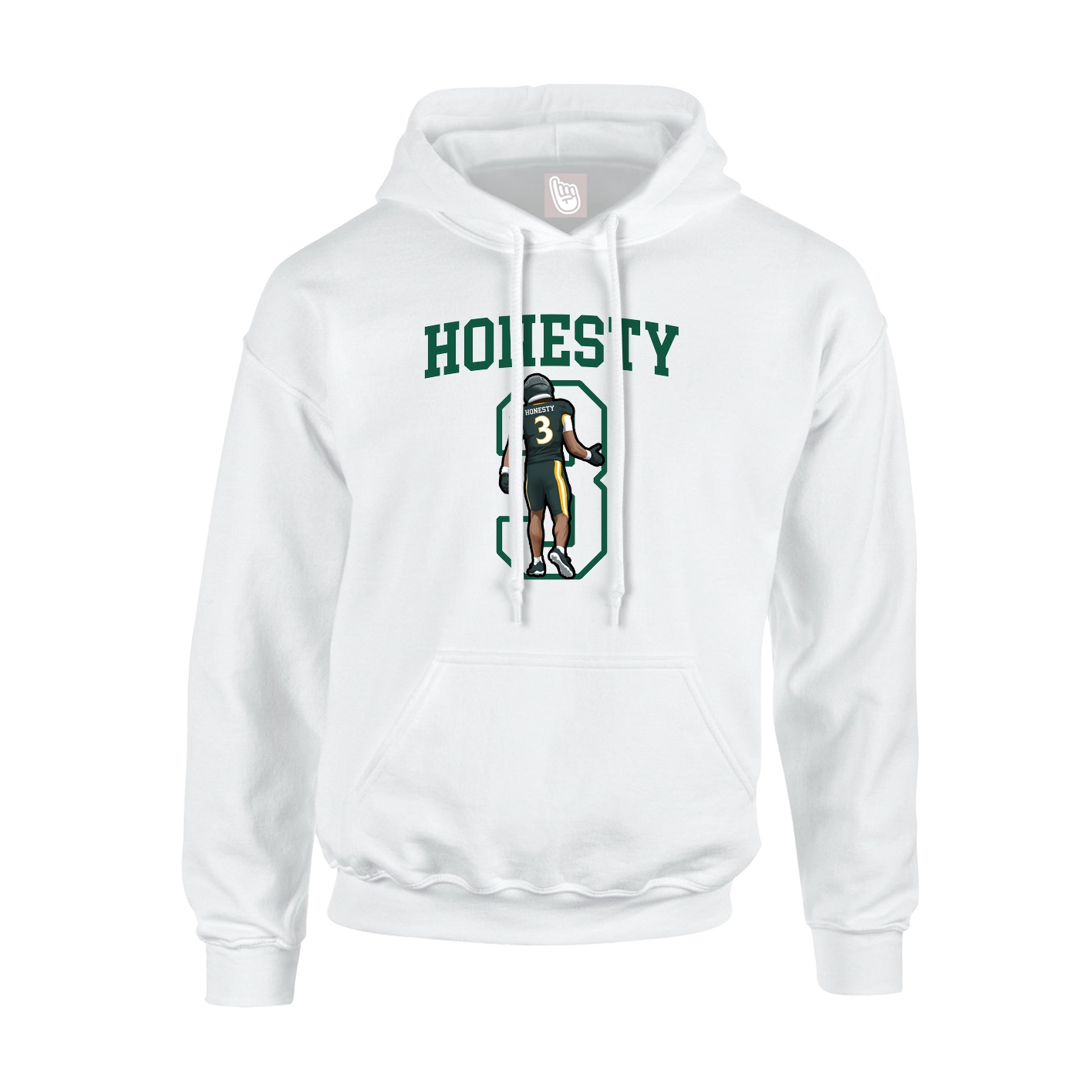 Youth Hoodie — Shirsey in White