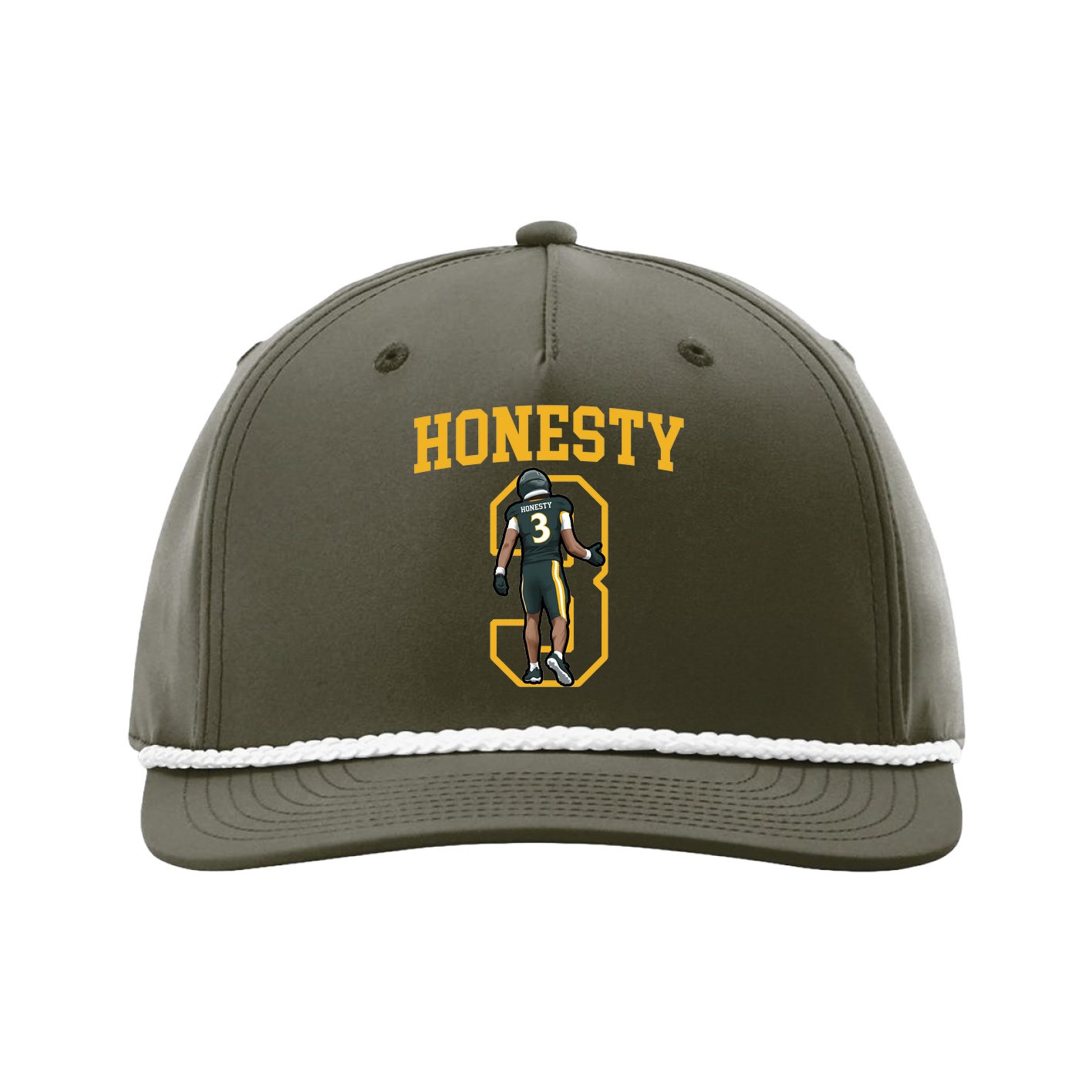 Five-Panel Classic Rope Cap — Shirsey in Green