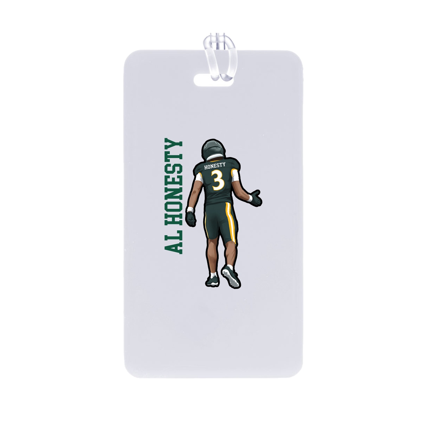 Bag Tag — Name Vertical in Classic