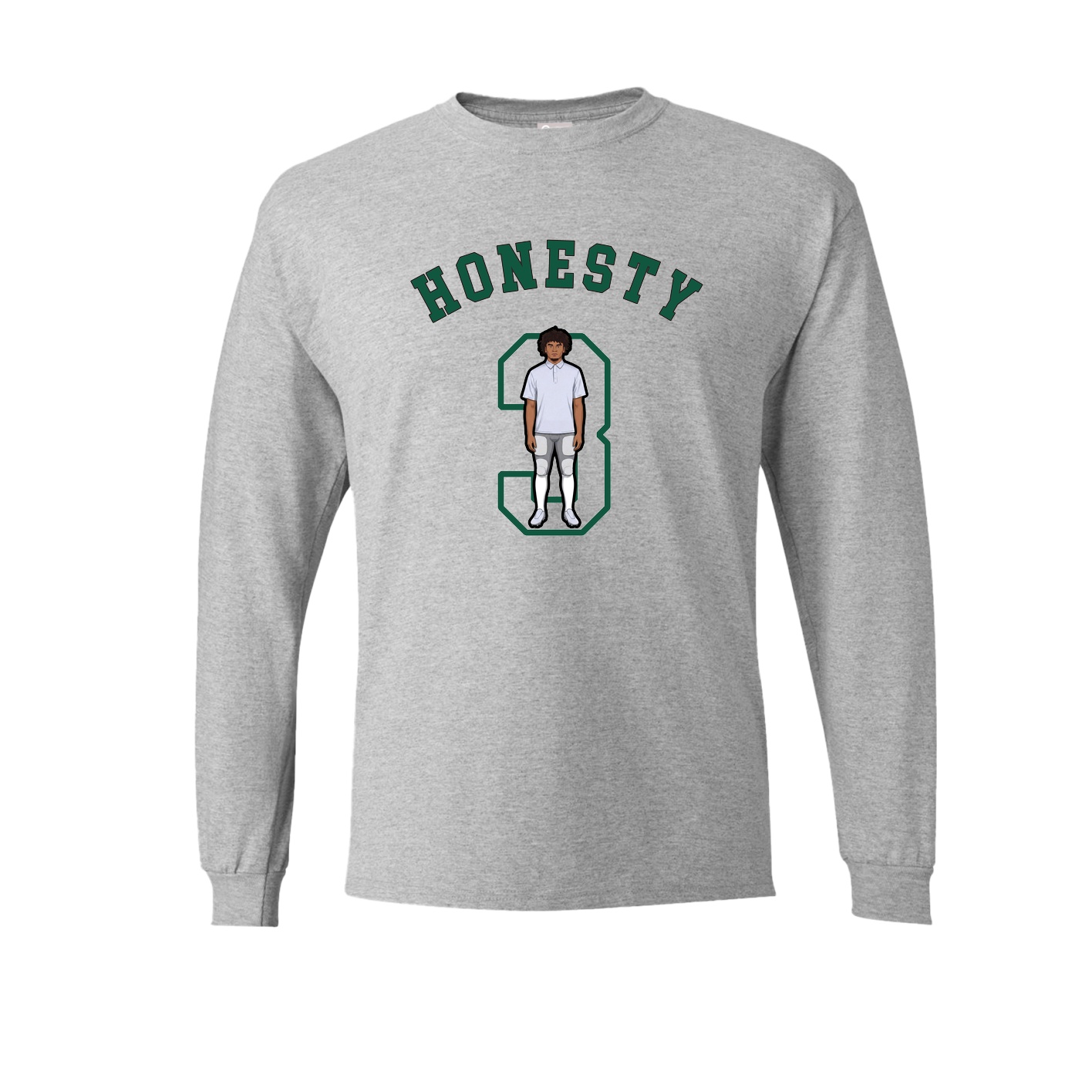 Long Sleeve Tee — Shirsey Arch in Grey