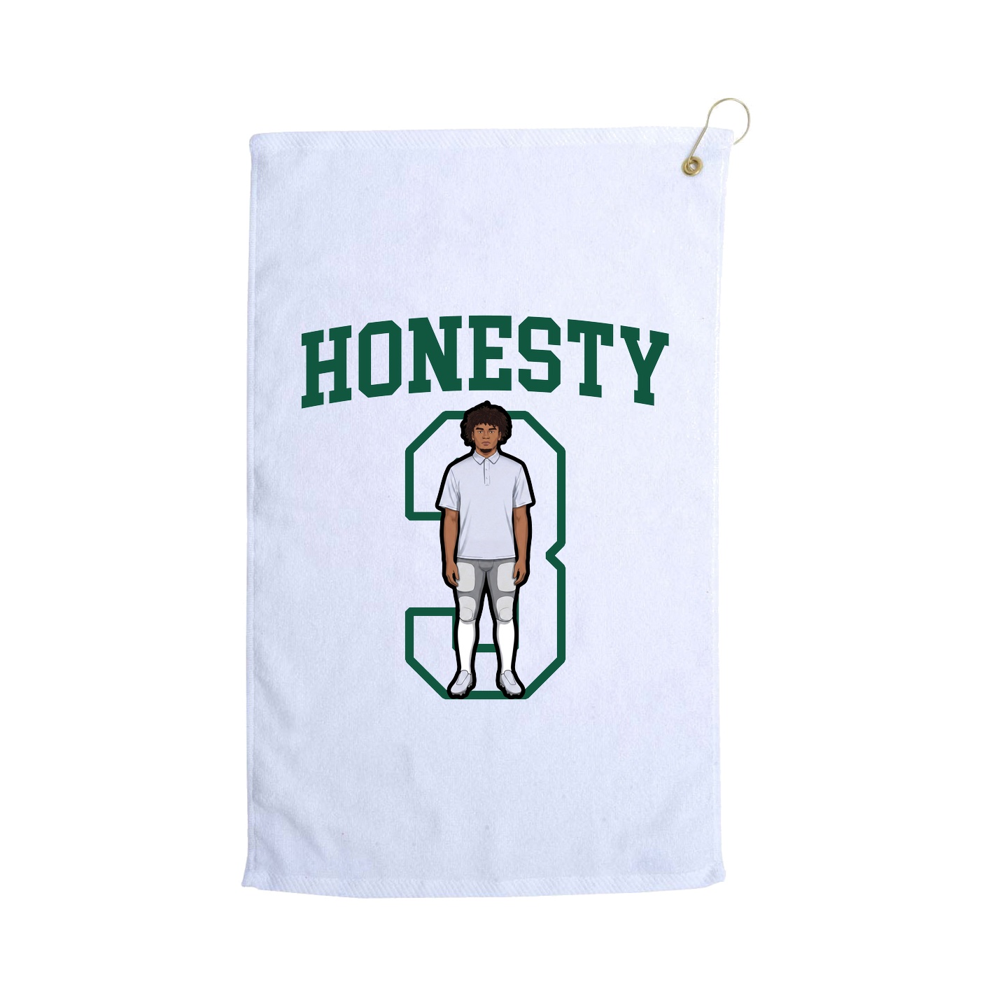 Golf Towel — Shirsey in White