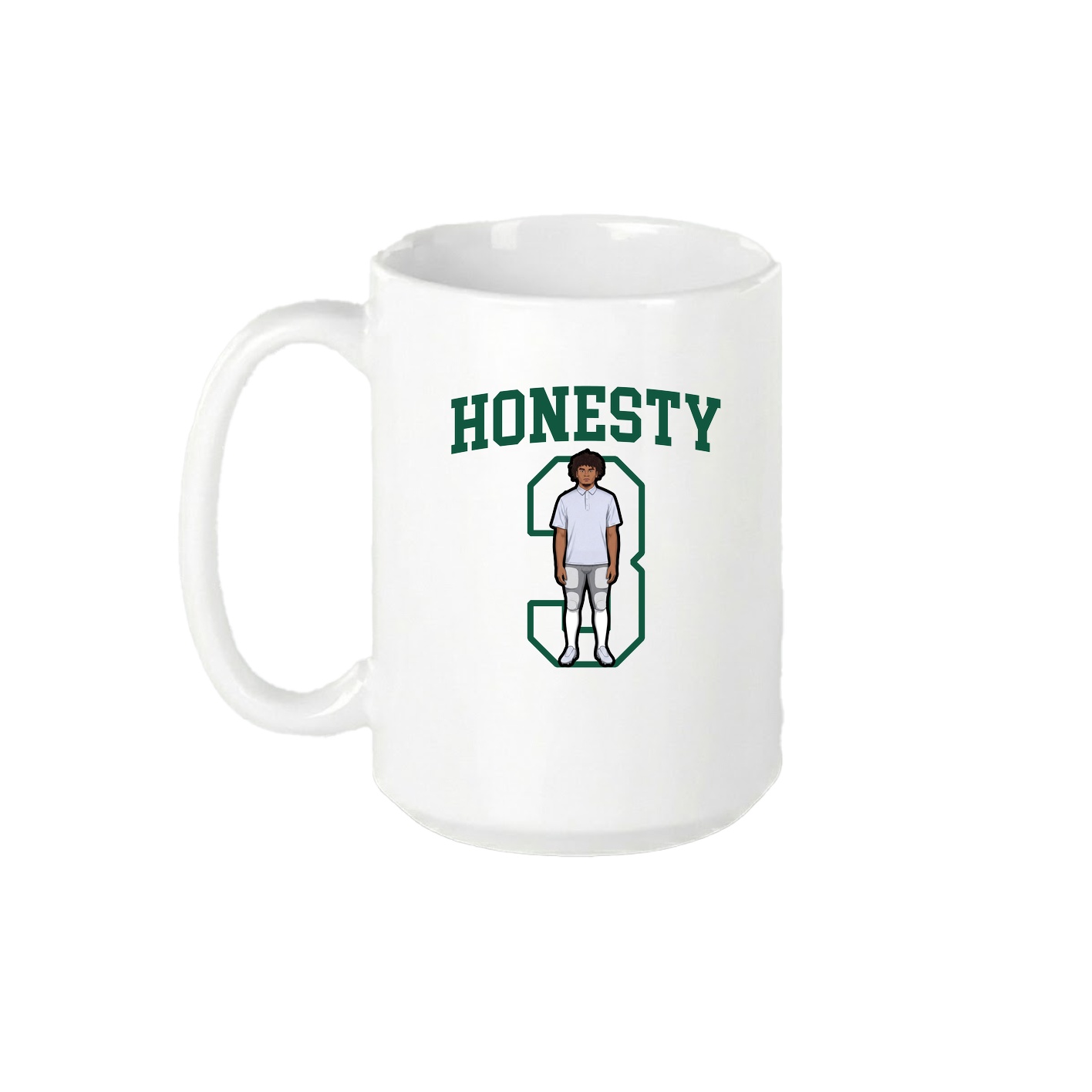 15oz Coffee Mug — Shirsey in White