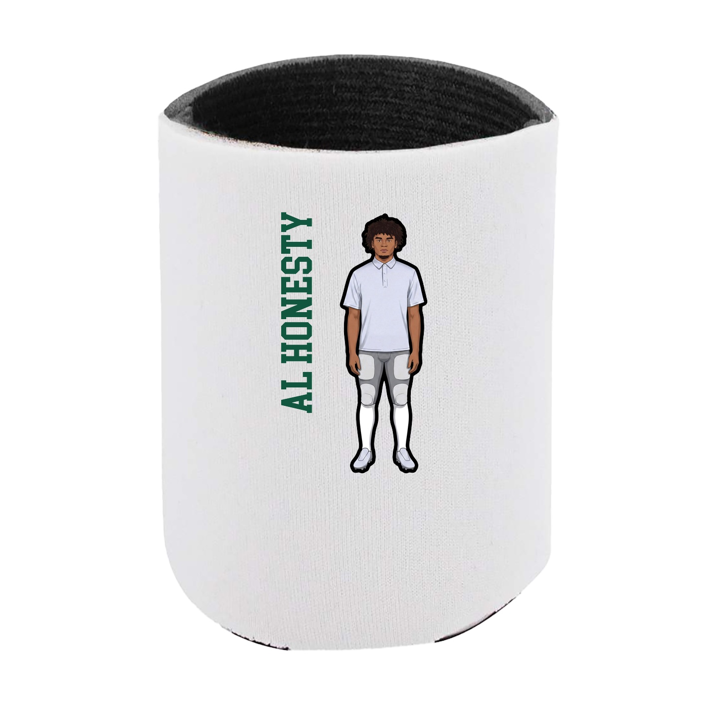 Can Holder — Name Vertical in White