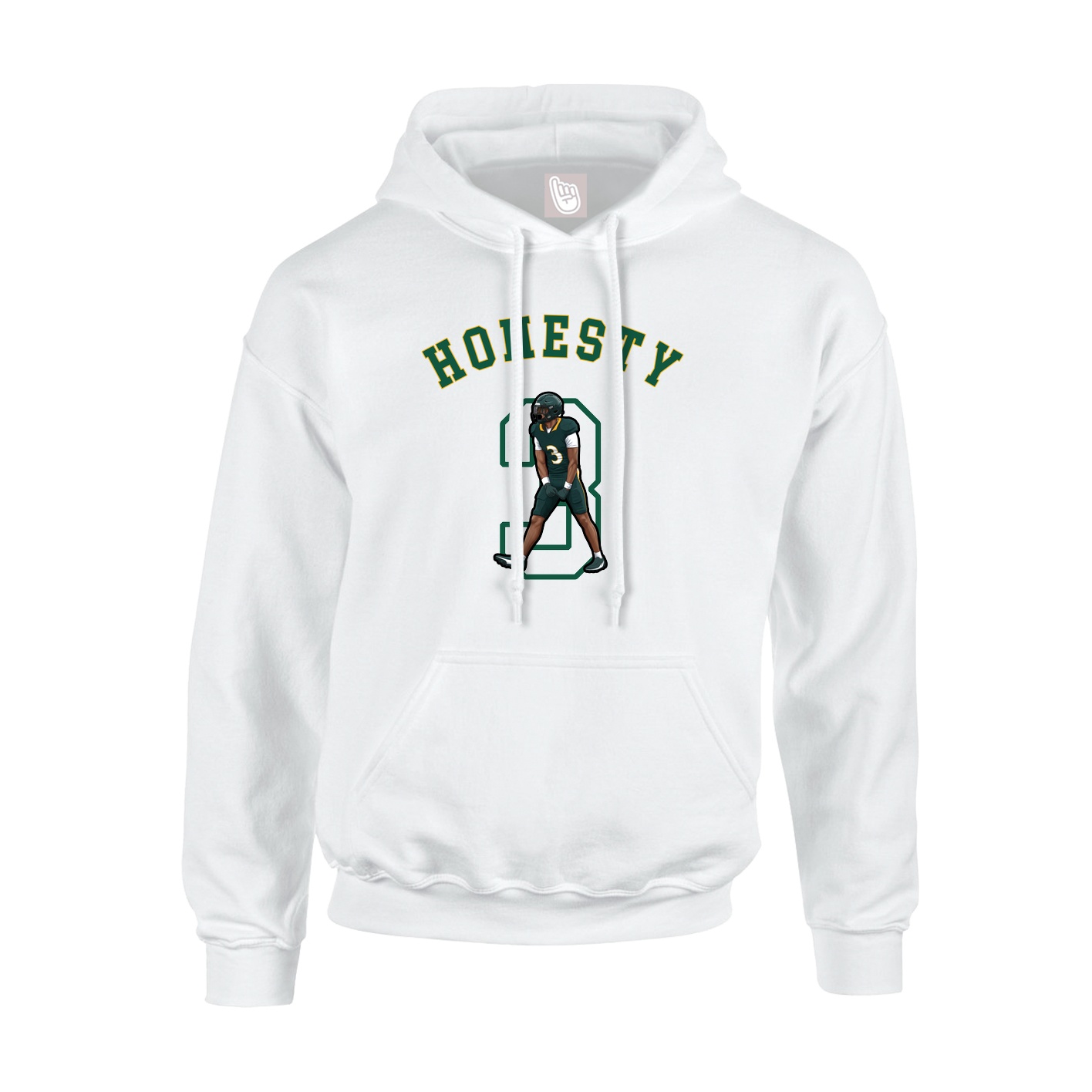 Hoodie — Shirsey Arch in White