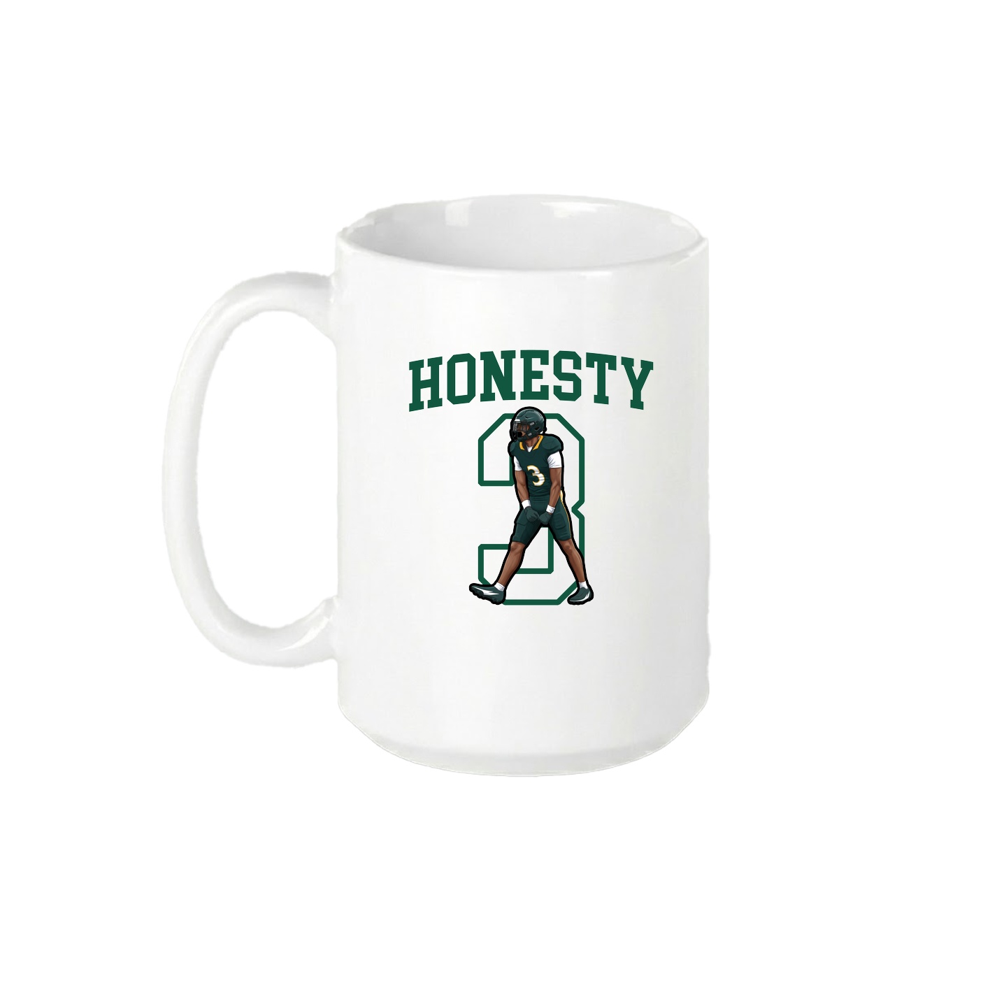 15oz Coffee Mug — Shirsey in White