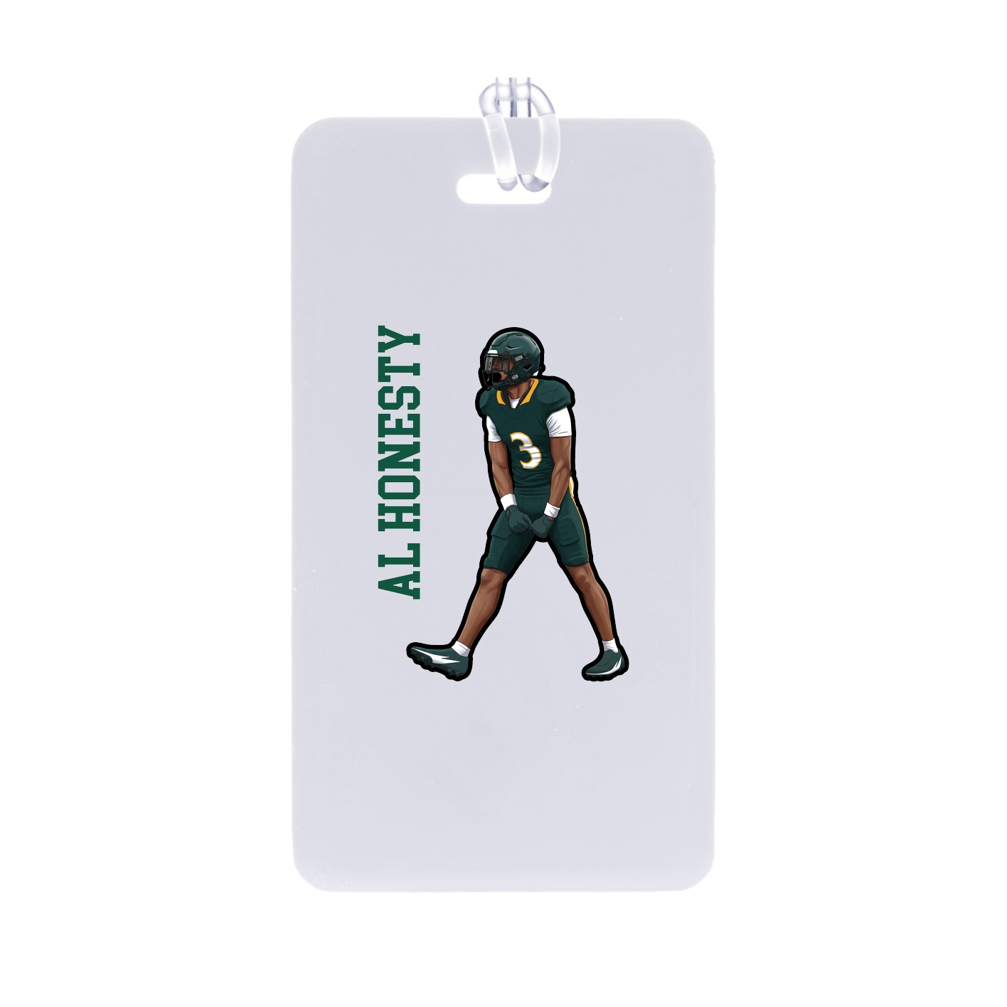 Bag Tag — Name Vertical in Classic