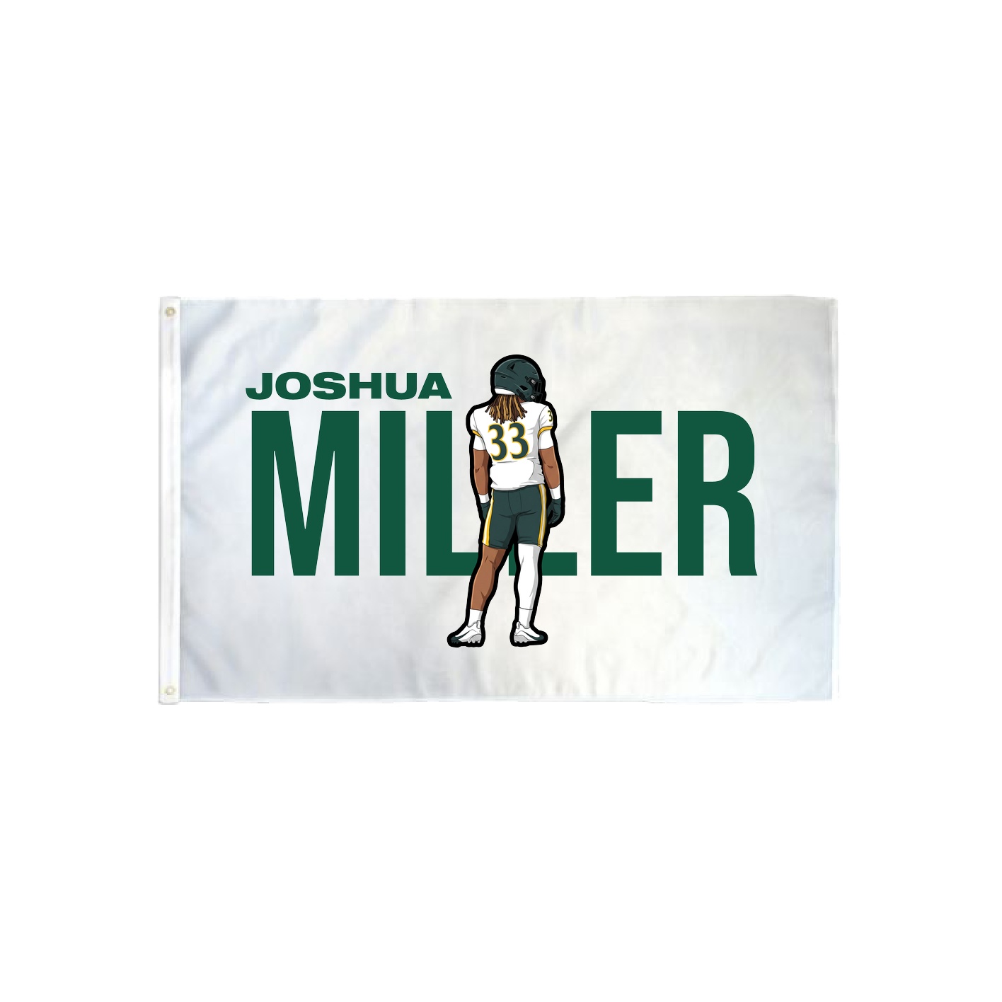 3x5 Flag — Player Name in Classic