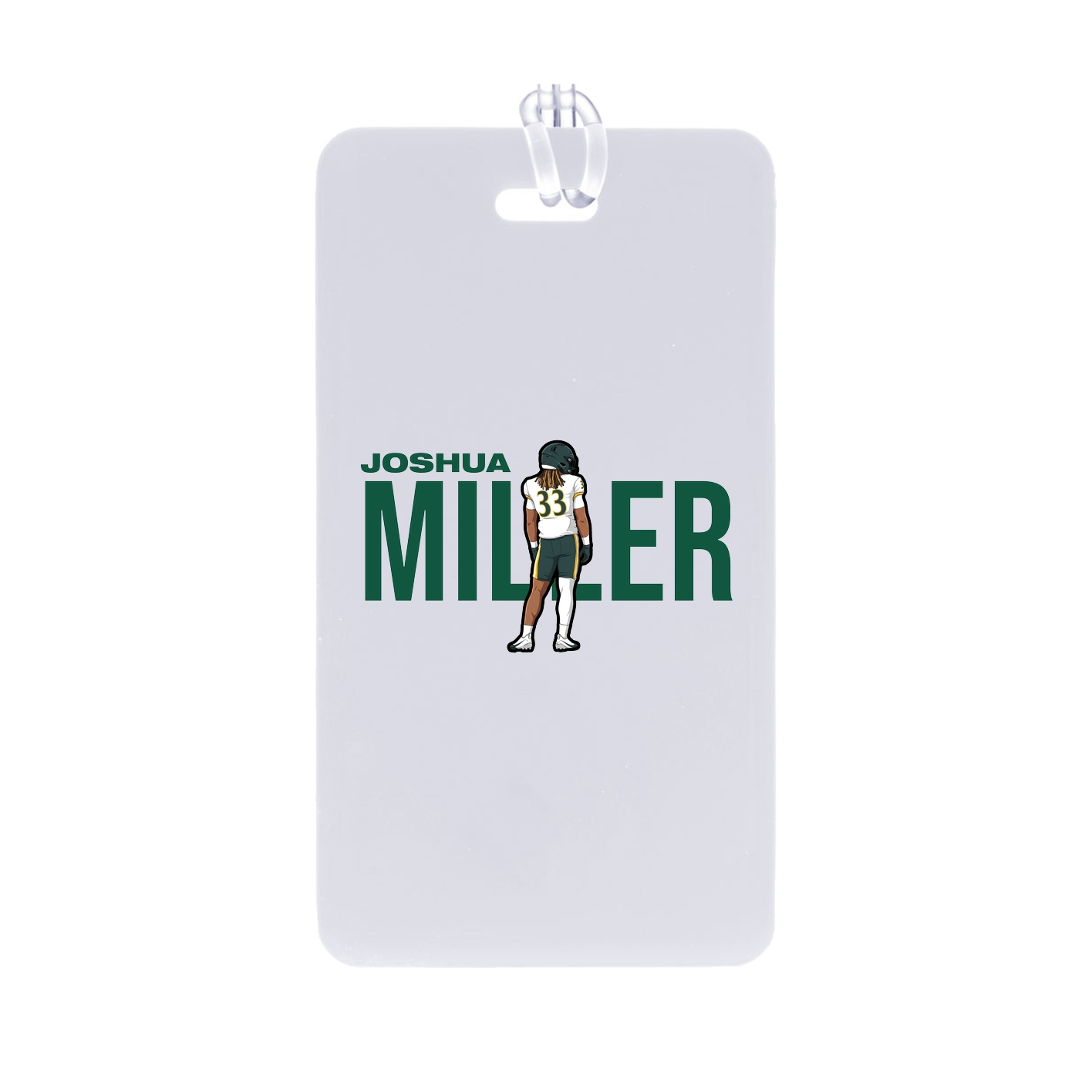 Bag Tag — Player Name in Classic