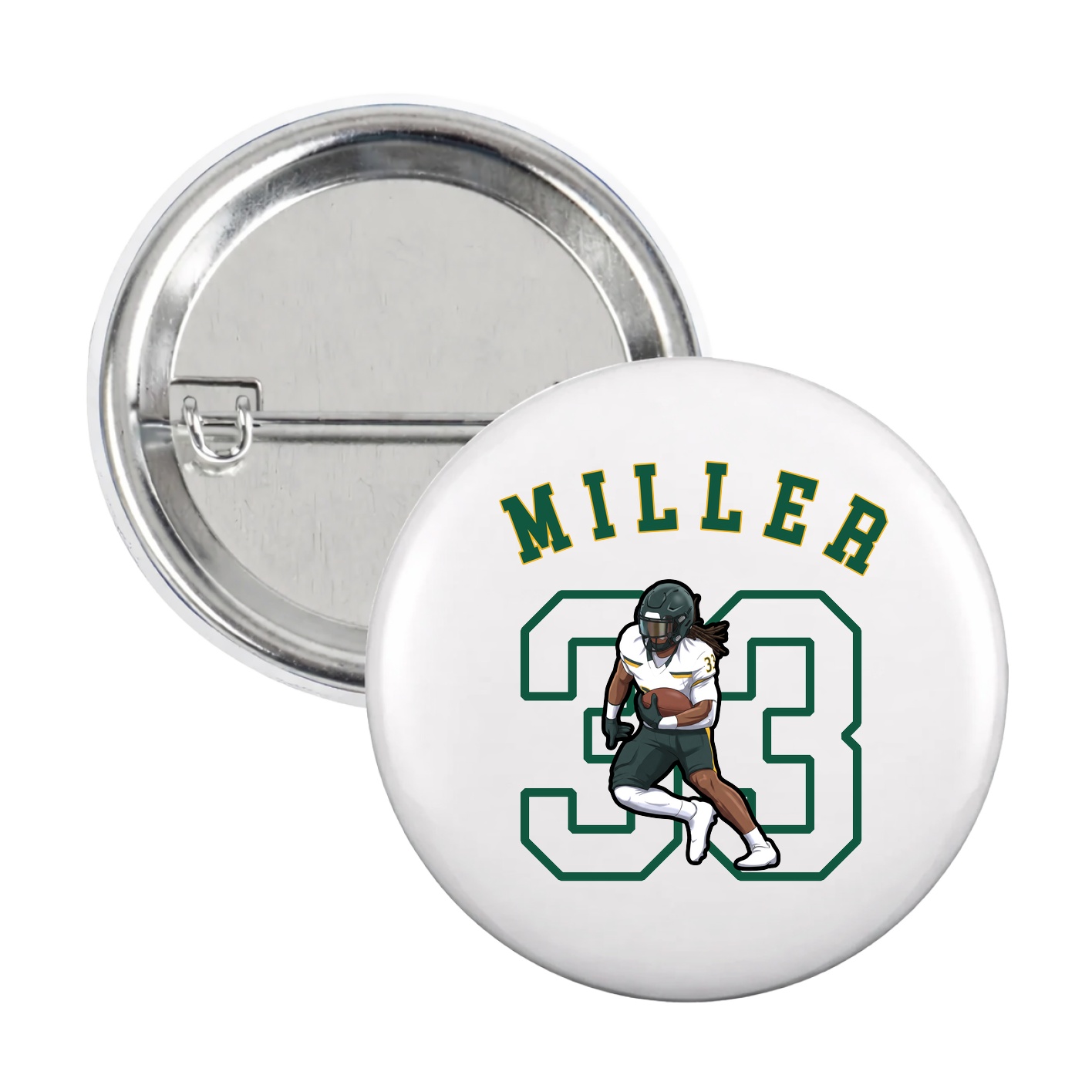 Game Day Button — Shirsey Arch in White