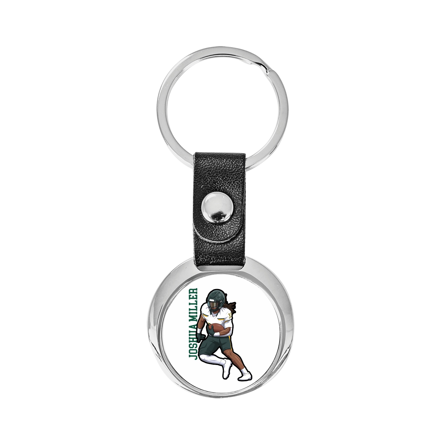 Key Chain — Name Vertical in Classic