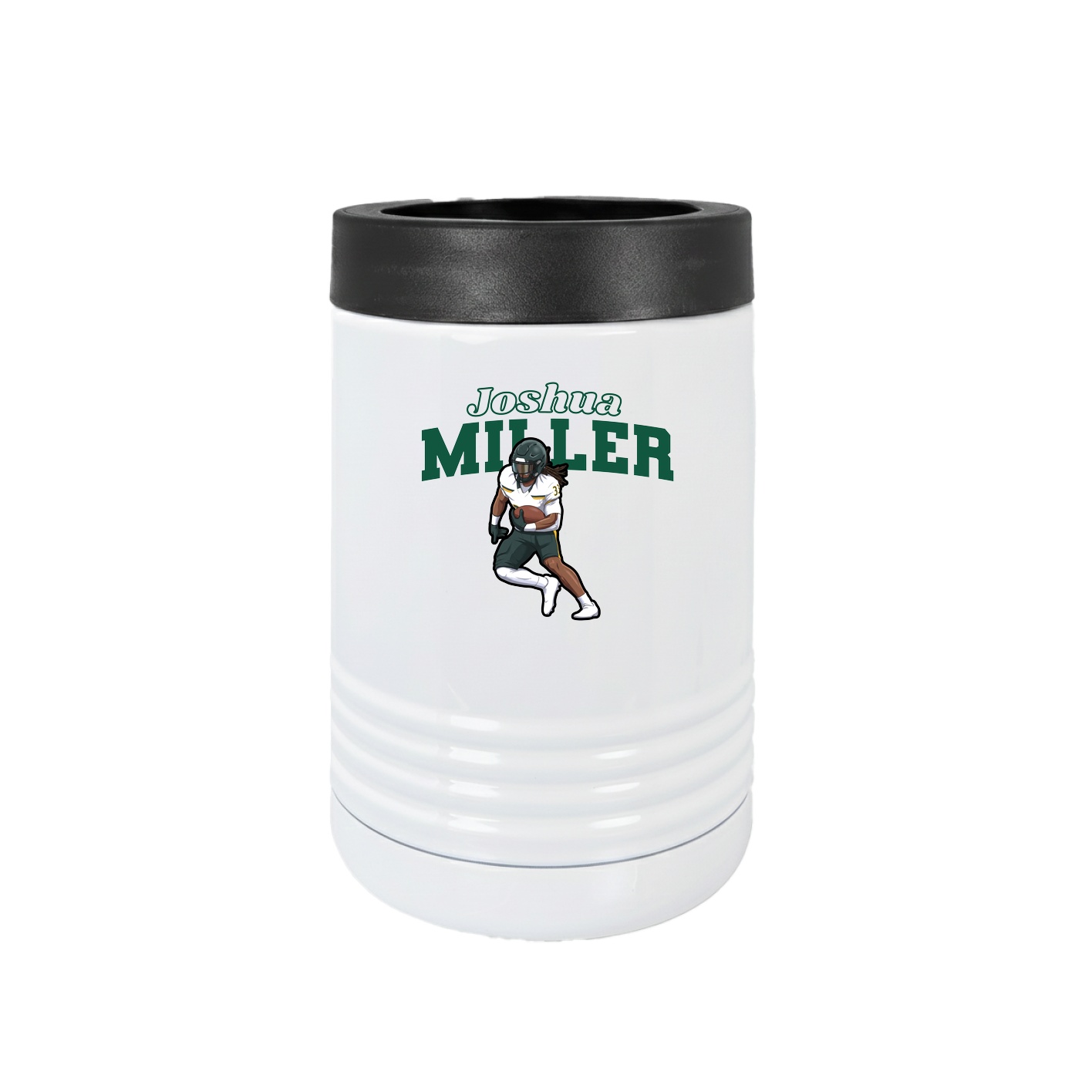 Beverage Holder — Name Arch in White