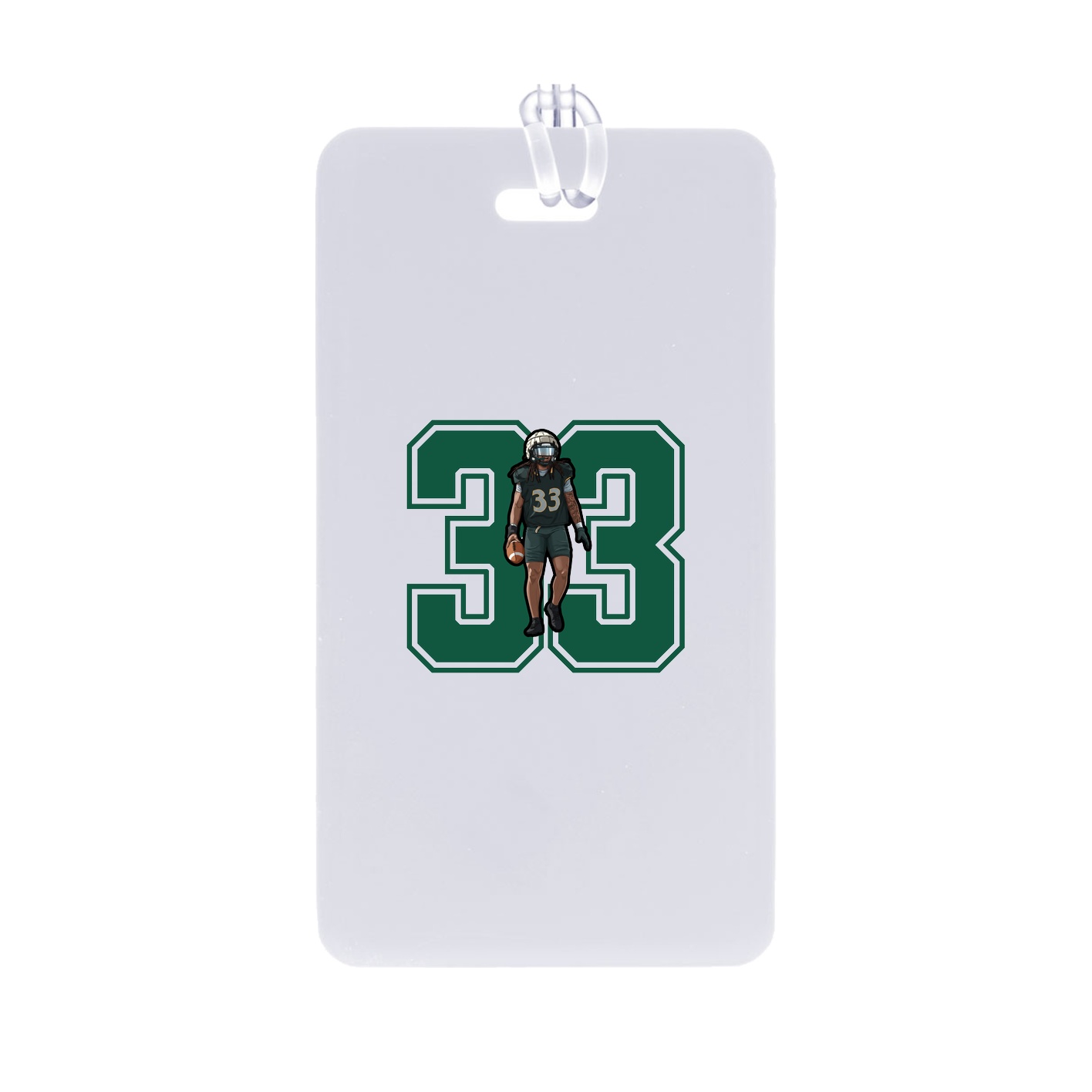 Bag Tag — Number in Classic