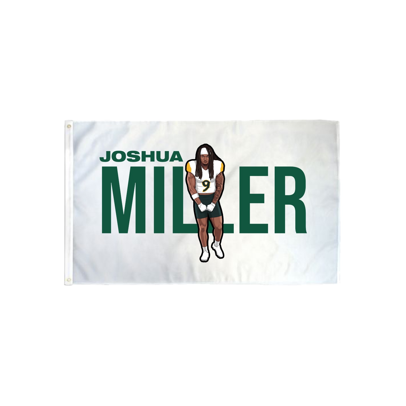3x5 Flag — Player Name in Classic