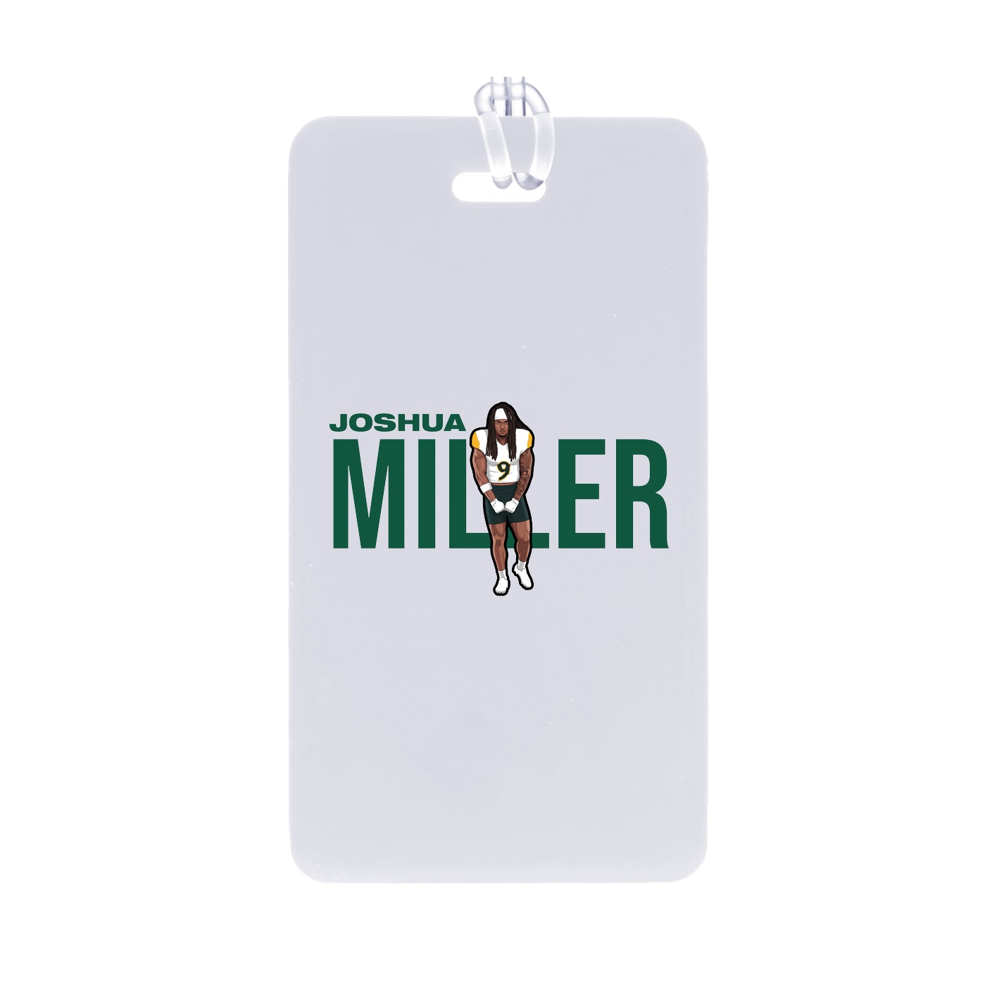 Bag Tag — Player Name in Classic