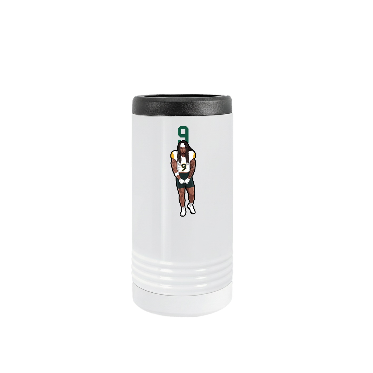 Slim Beverage Holder — Number Top in White