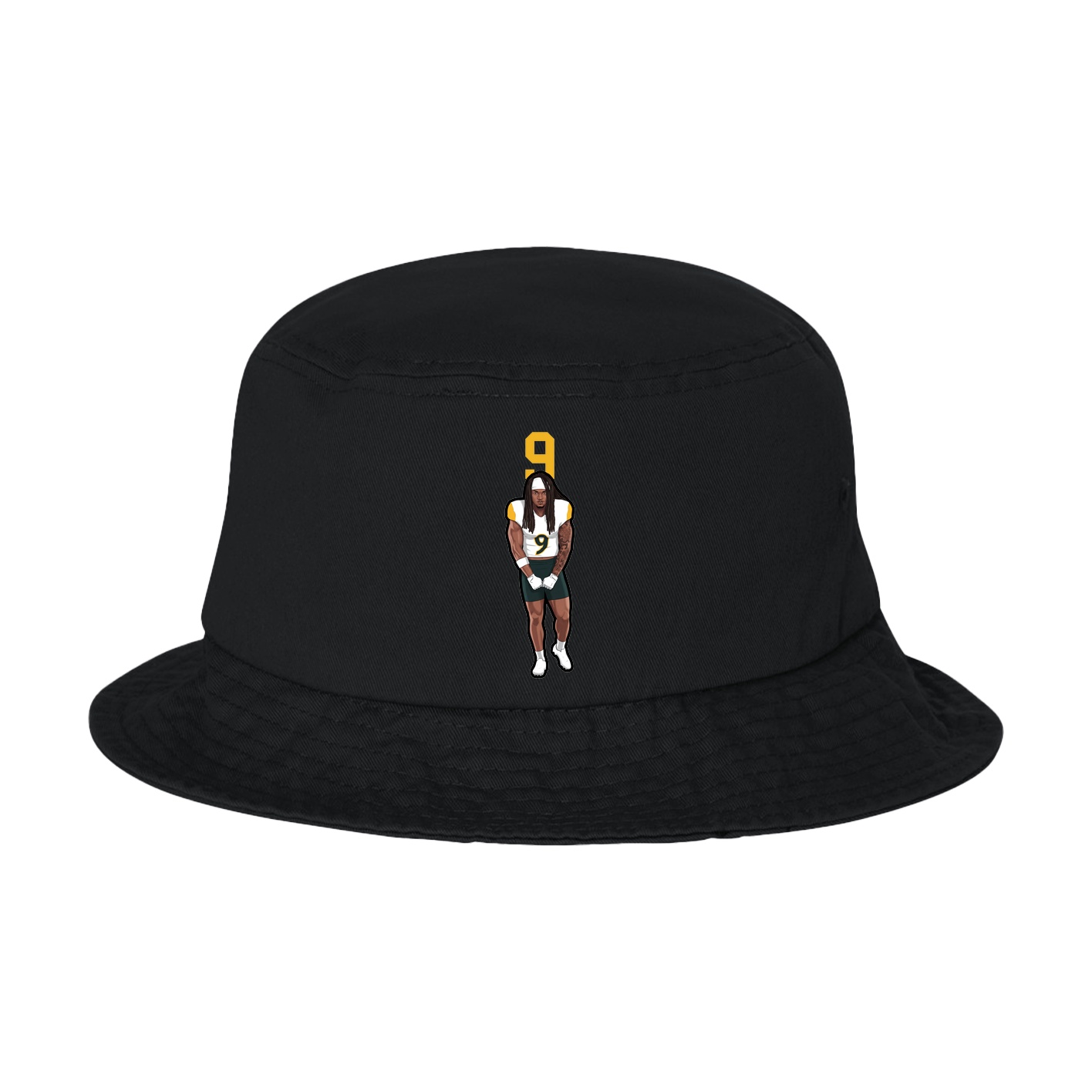 Bucket Cap — Number Top in Black