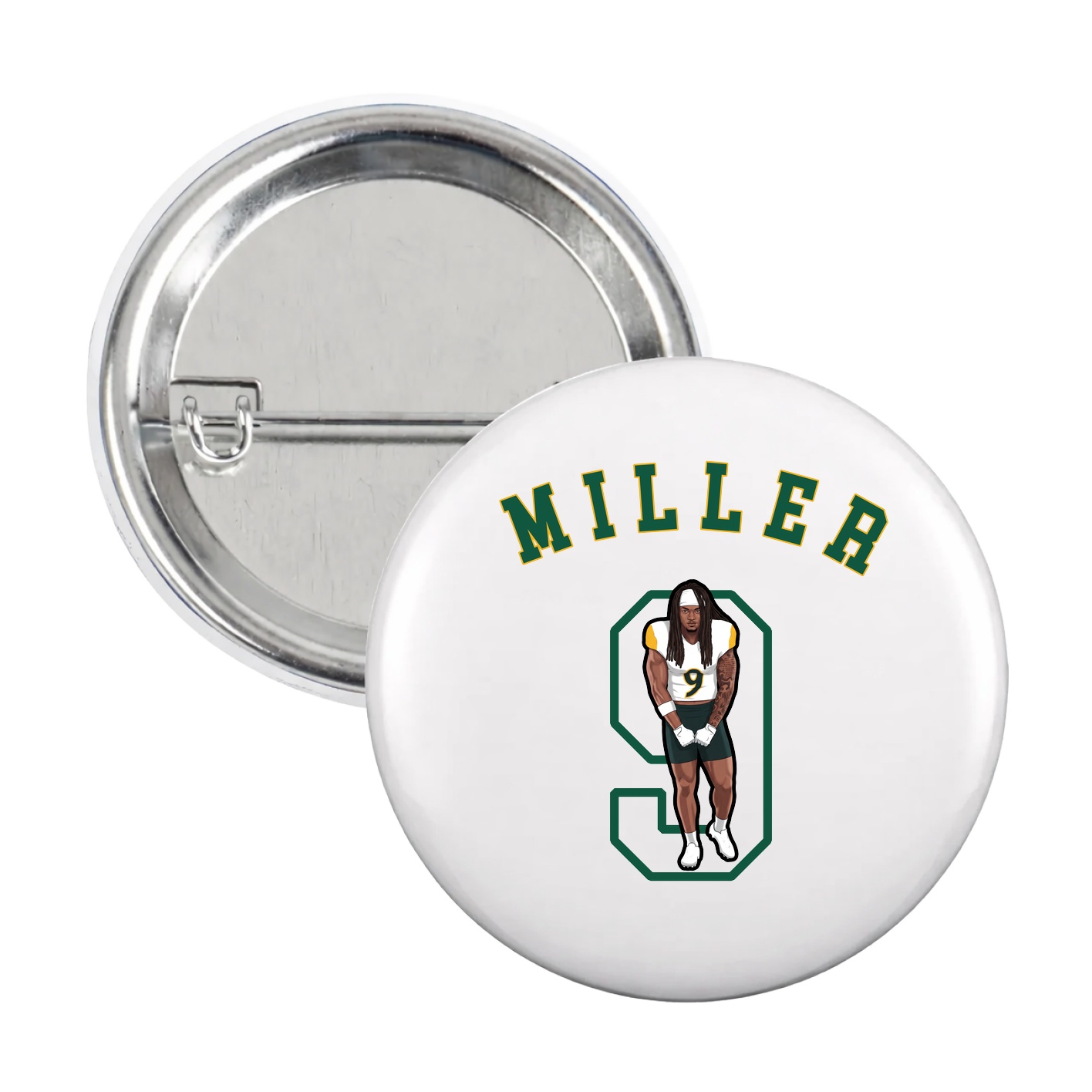Game Day Button — Shirsey Arch in White