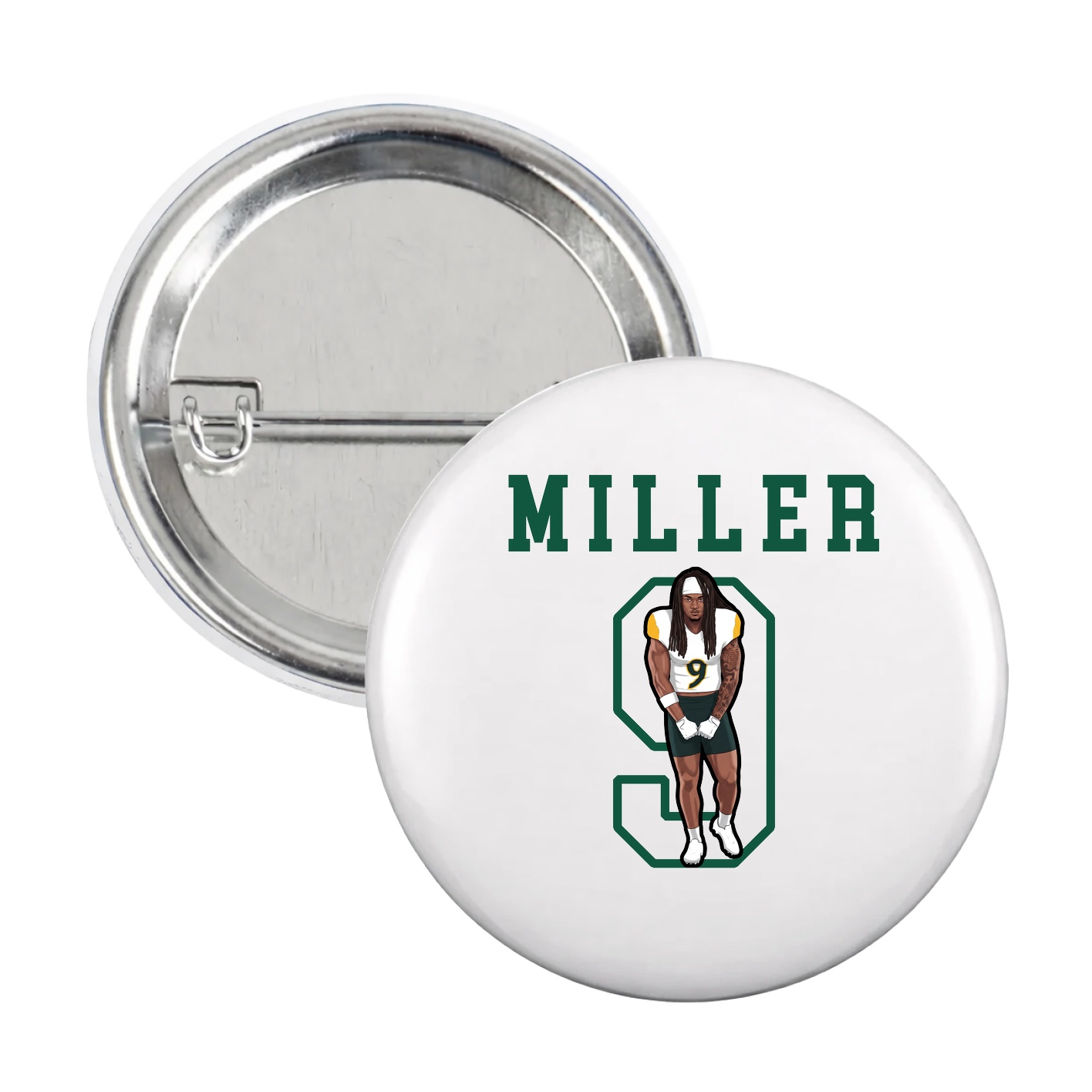 Game Day Button — Shirsey in White