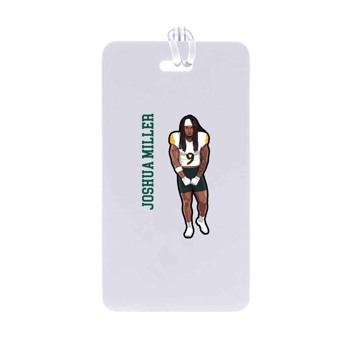 Bag Tag — Name Vertical in Classic
