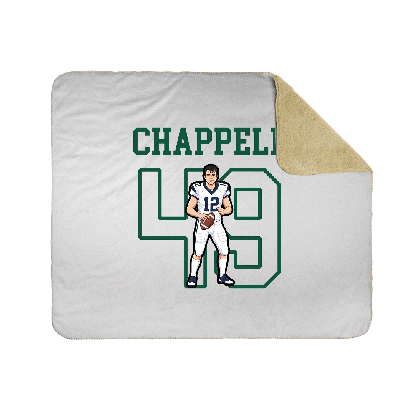 Throw Blanket — Shirsey in White