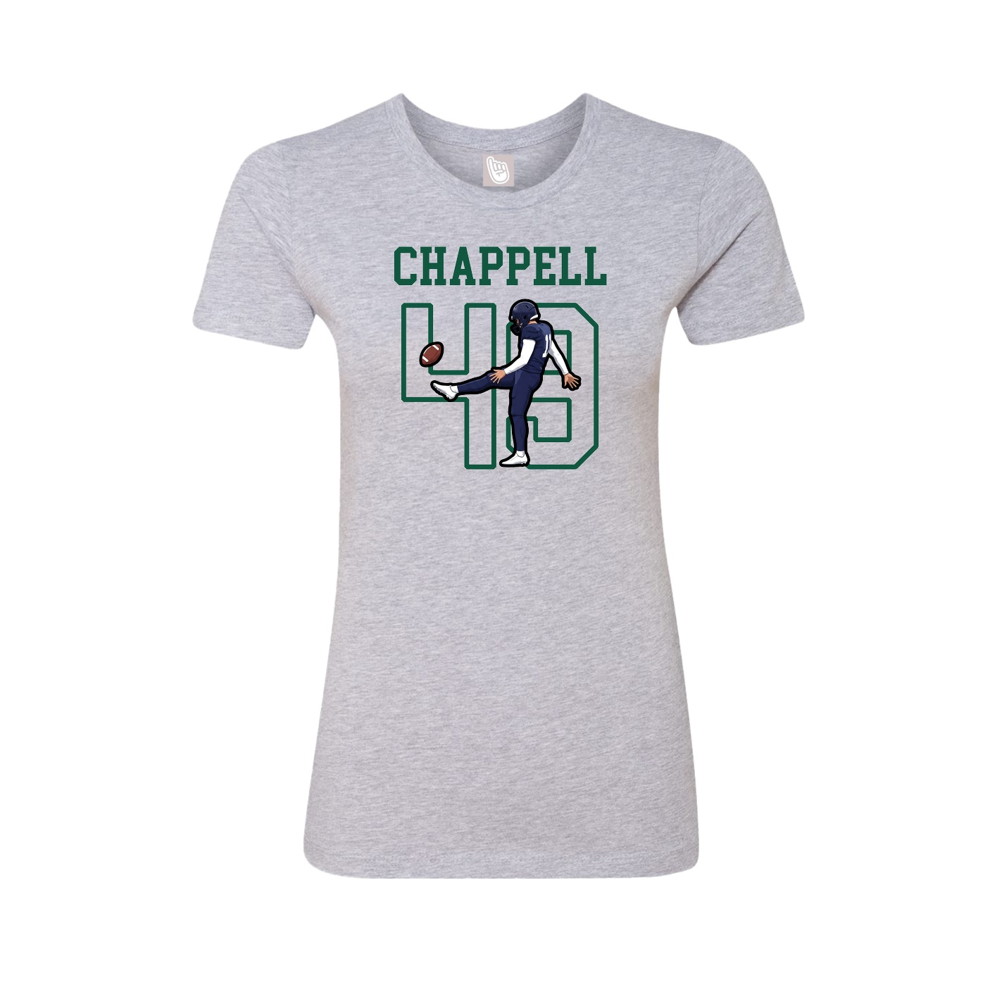 Fitted Women's Tee — Shirsey in Grey