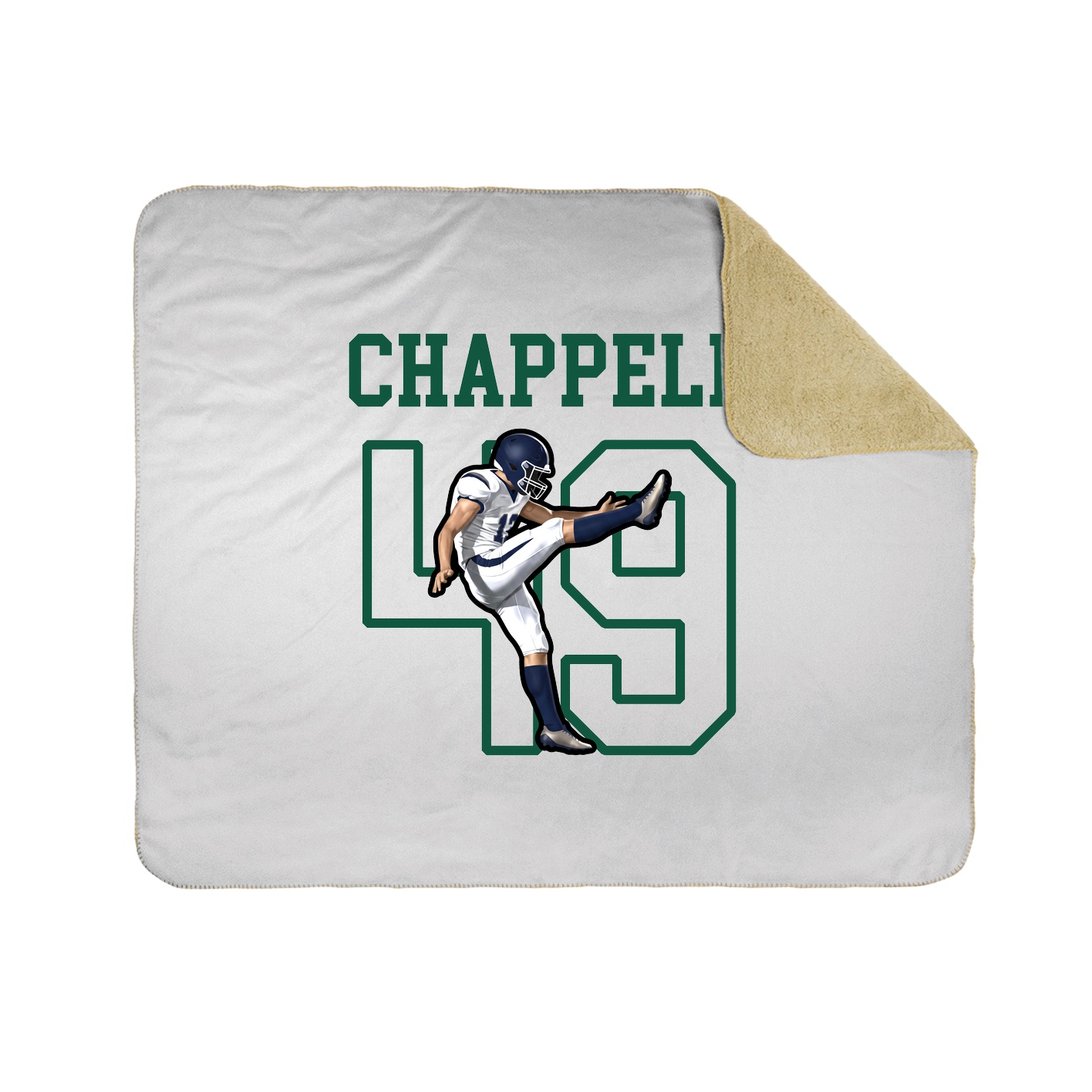 Throw Blanket — Shirsey in White