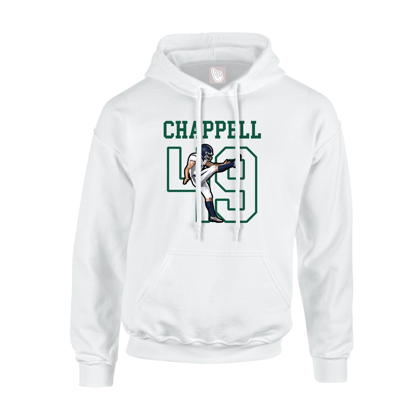Youth Hoodie — Shirsey in White